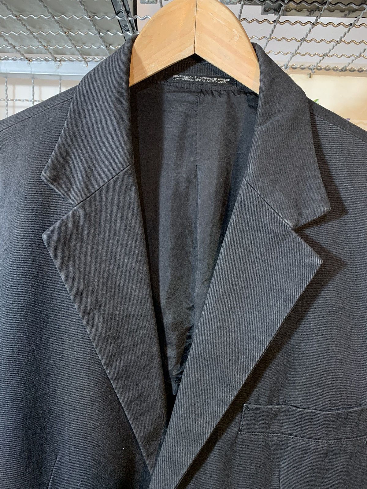 Yohji Yamamoto Yohji Yamamoto Pour Homme Blazer Jacket Size 40R - 3 Thumbnail