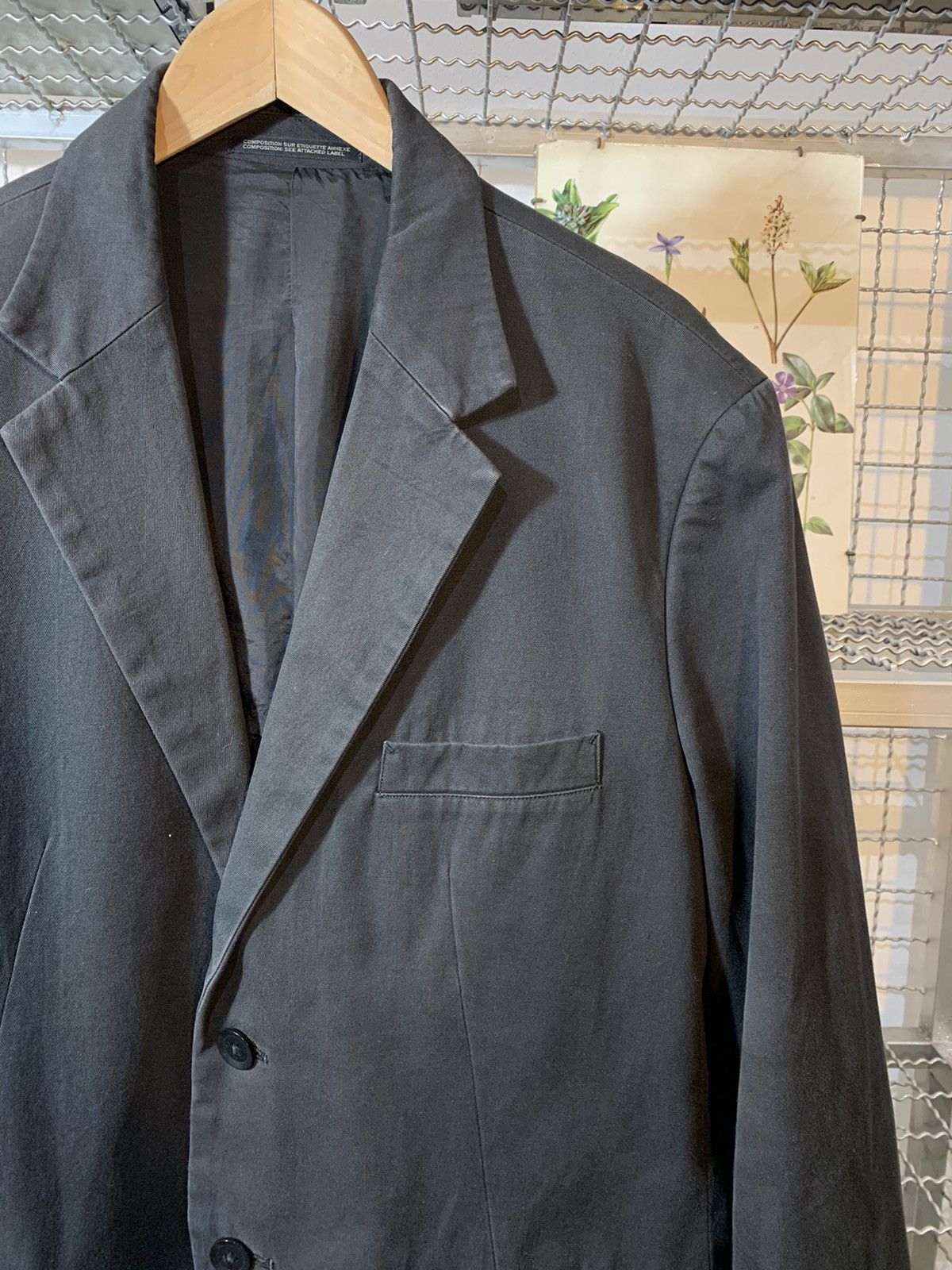 Yohji Yamamoto Yohji Yamamoto Pour Homme Blazer Jacket Size 40R - 5 Thumbnail