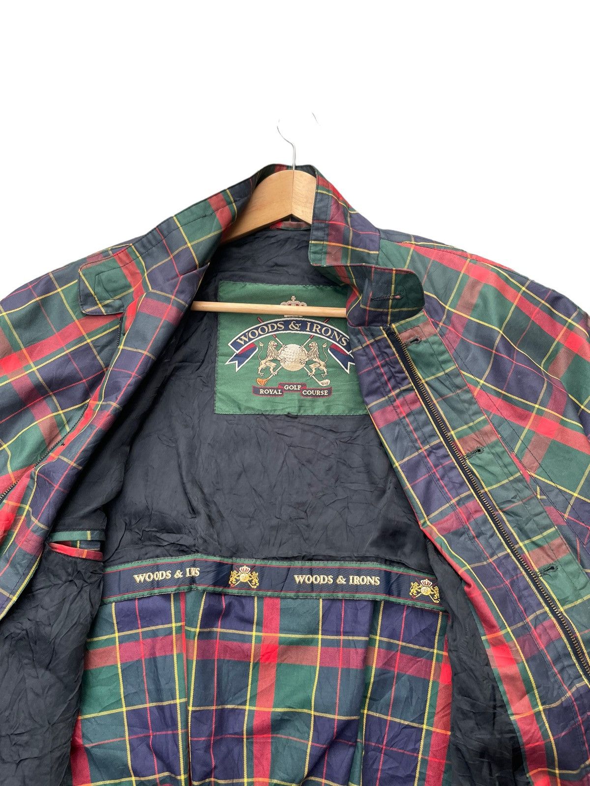 Vintage Vintage Woods & Irons Royal Golf Course Jacket Size US L / EU 52-54 / 3 - 6 Thumbnail