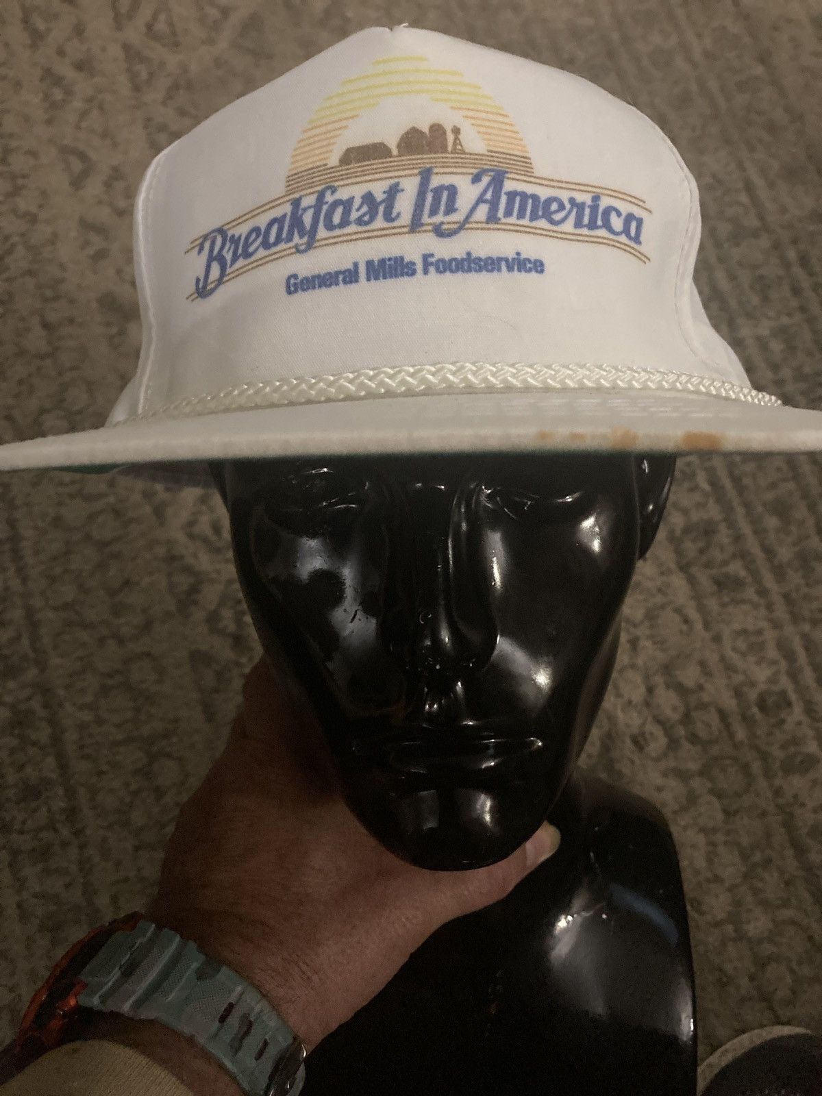 Vintage Breakfast in America General Mills Foodservice Trucker Hat 🧢 Size ONE SIZE - 3 Thumbnail