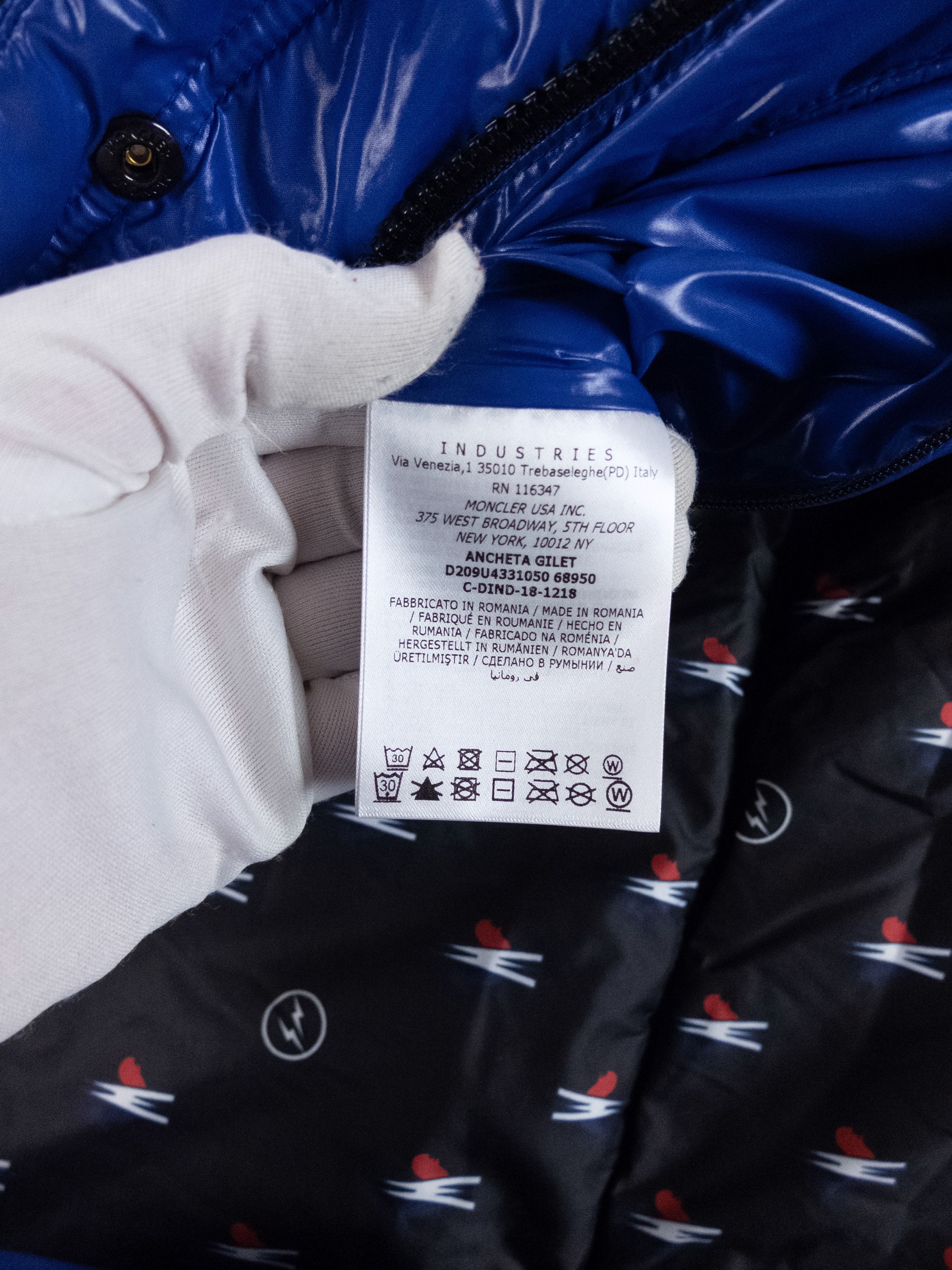 Moncler MONCLER Genius Fragment Design Ancheta hooded puffer vest 4 Size US XL / EU 56 / 4 - 10 Thumbnail