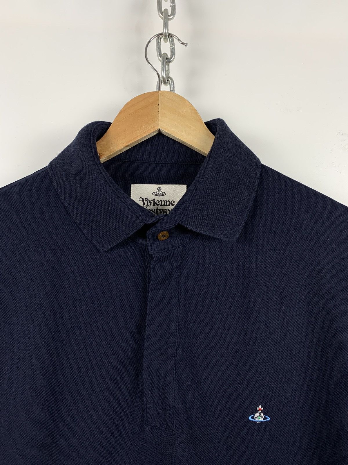 Vivienne Westwood Vivienne Westwood Navy Polo T-Shirt Size US XL / EU 56 / 4 - 6 Thumbnail
