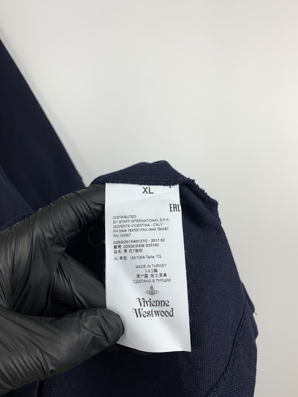 Vivienne Westwood Vivienne Westwood Navy Polo T-Shirt Size US XL / EU 56 / 4 - 14 Thumbnail