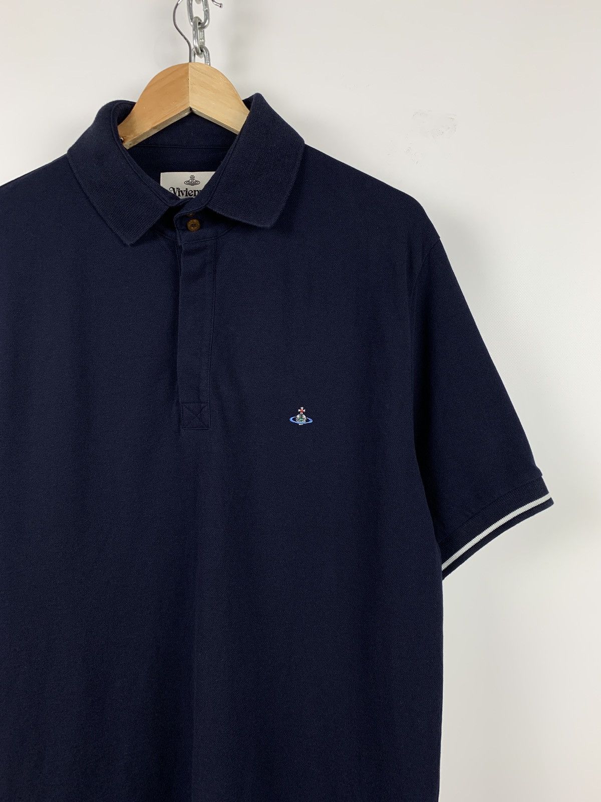 Vivienne Westwood Vivienne Westwood Navy Polo T-Shirt Size US XL / EU 56 / 4 - 5 Thumbnail