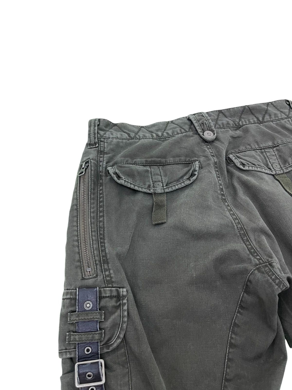 Japanese Brand PPFM Cargo Multipockets Tactical Bondage Pant Regular 5🟦 Size US 31 - 11 Thumbnail