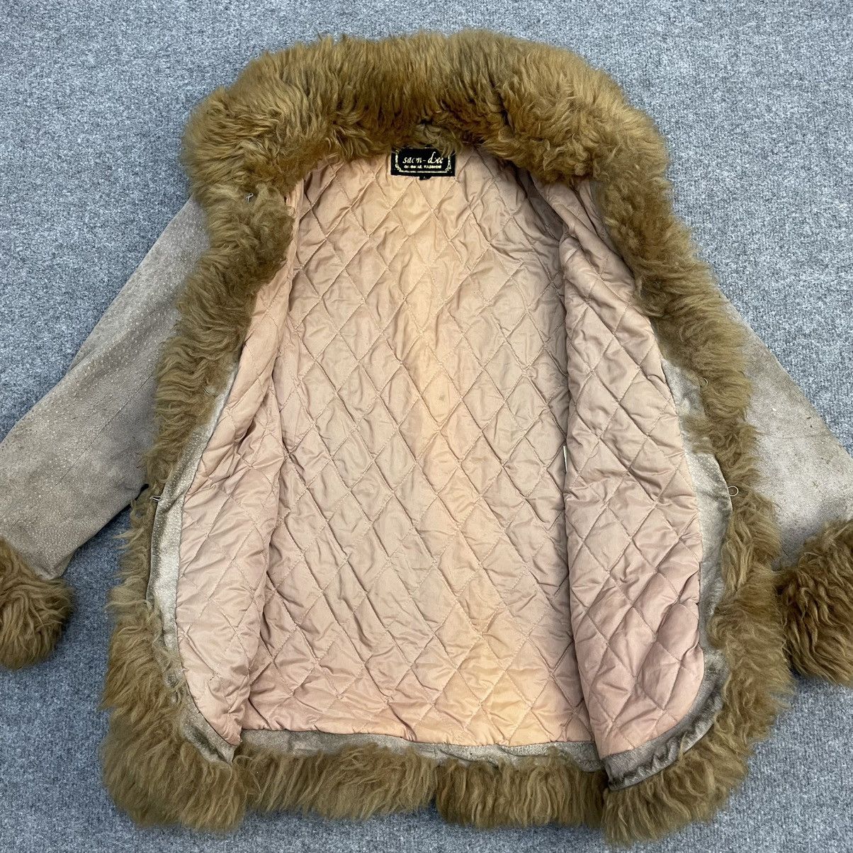 Japanese Brand × Vintage Vintage Japanese Sacm Dee Suede Leather Sherpa Jacket Size US M / EU 48-50 / 2 - 7 Thumbnail