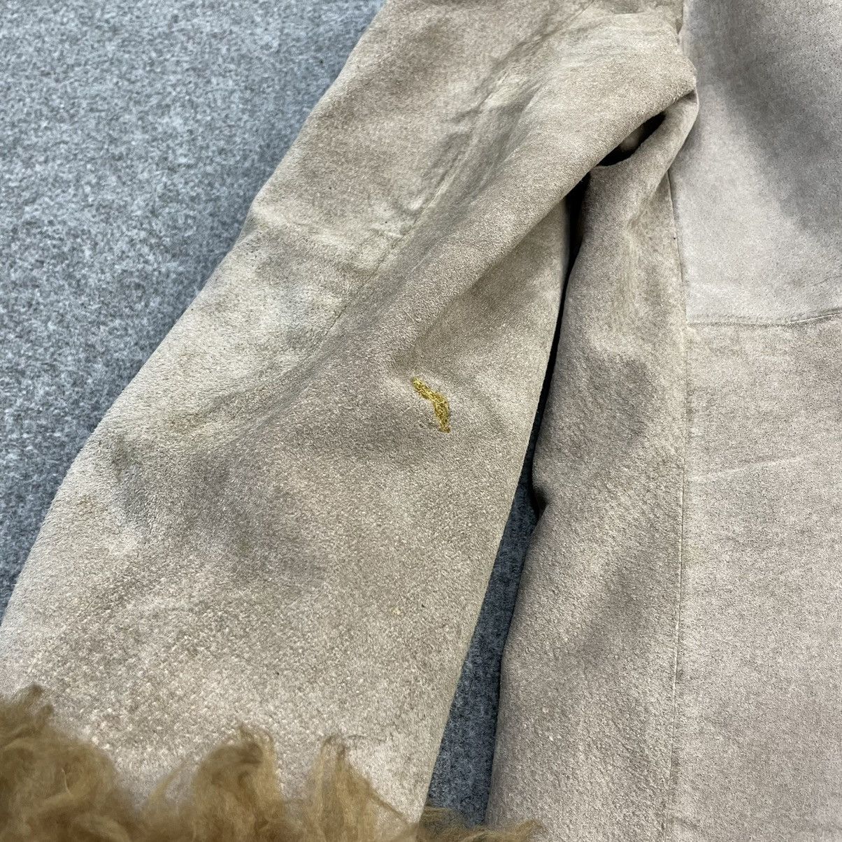 Japanese Brand × Vintage Vintage Japanese Sacm Dee Suede Leather Sherpa Jacket Size US M / EU 48-50 / 2 - 12 Thumbnail