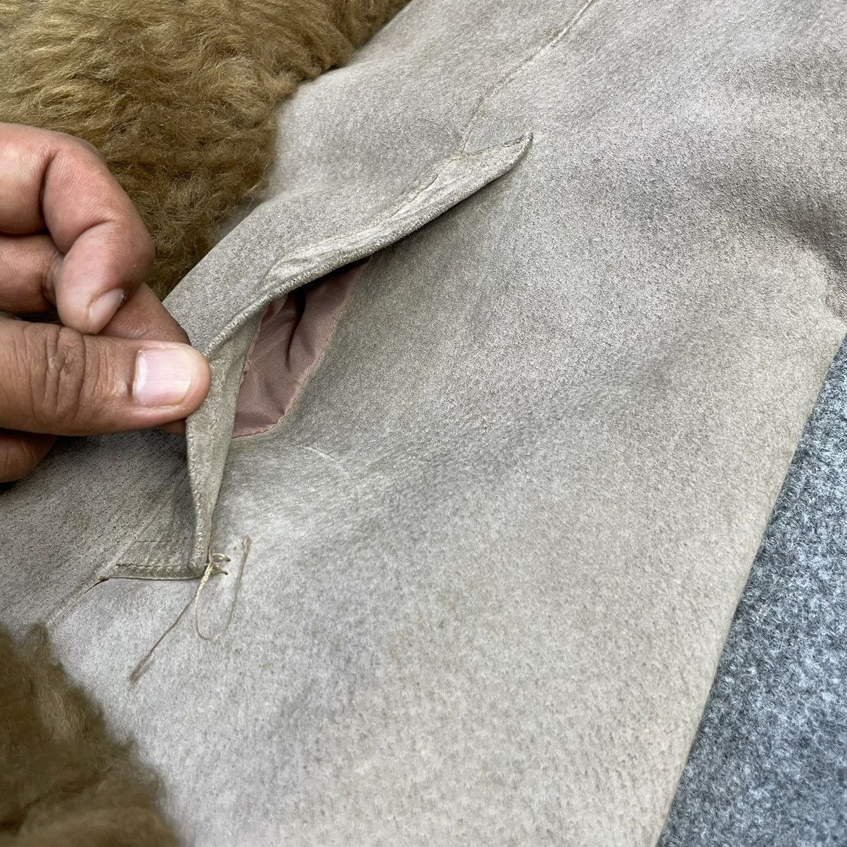 Japanese Brand × Vintage Vintage Japanese Sacm Dee Suede Leather Sherpa Jacket Size US M / EU 48-50 / 2 - 4 Thumbnail