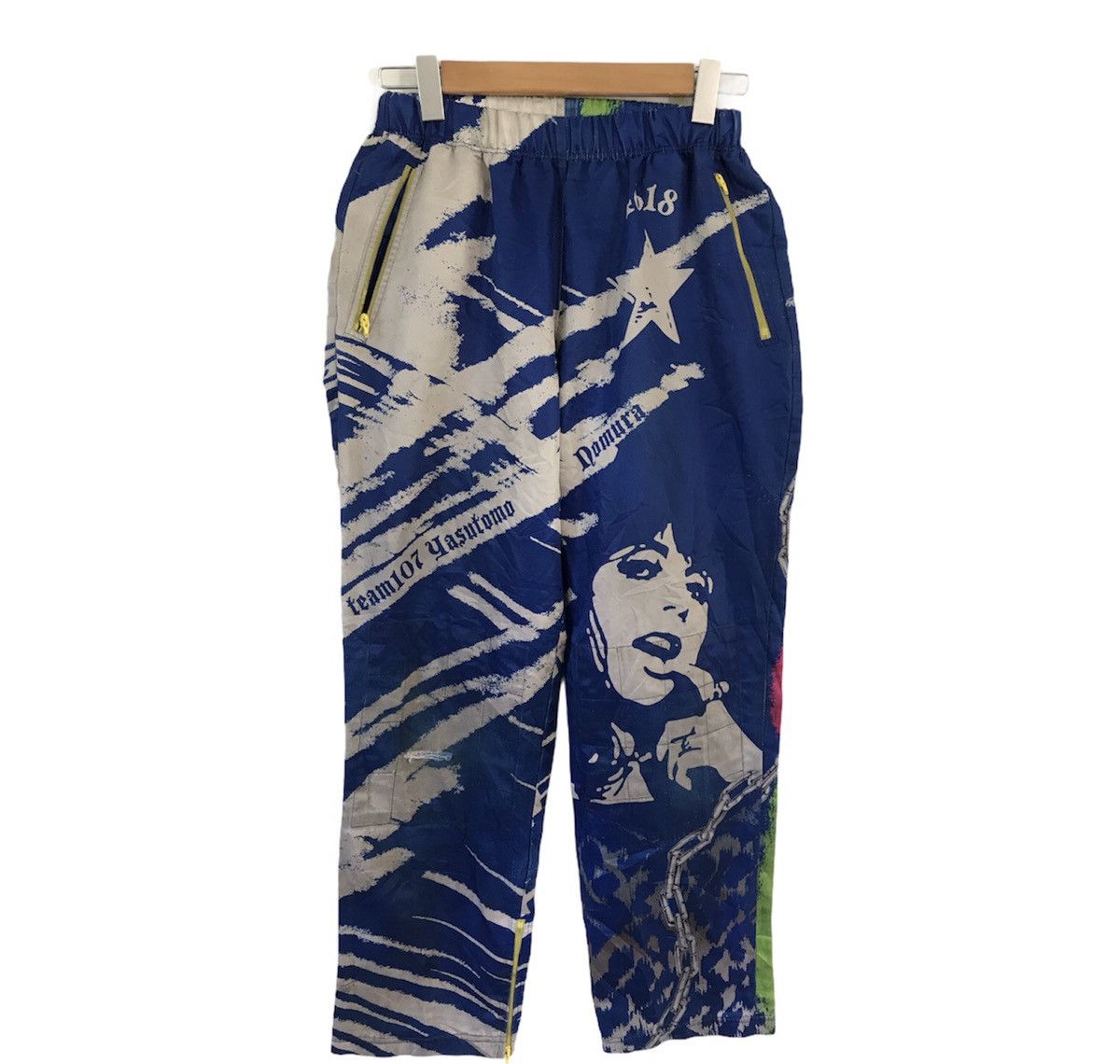Japanese Brand Team107 Yasutomo Domura Over Print Like Hyteric Glamour Size US 30 / EU 46 - 1 Thumbnail