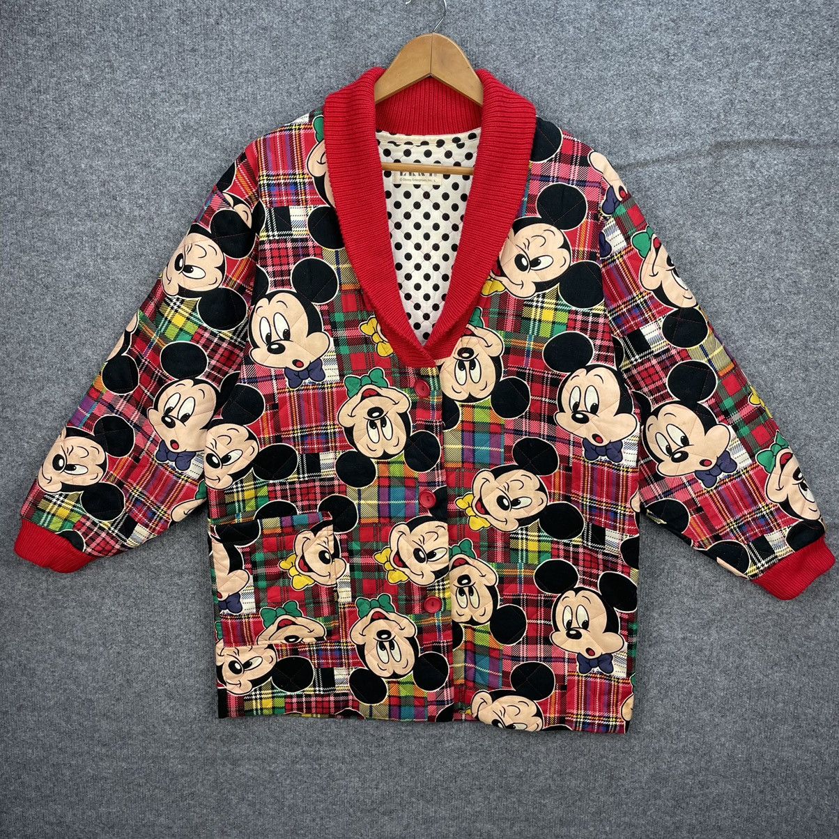Japanese Brand × Mickey Mouse × Vintage Vintage Erny Mickey Mouse Overprint Kimono Style Size US M / EU 48-50 / 2 - 2 Thumbnail