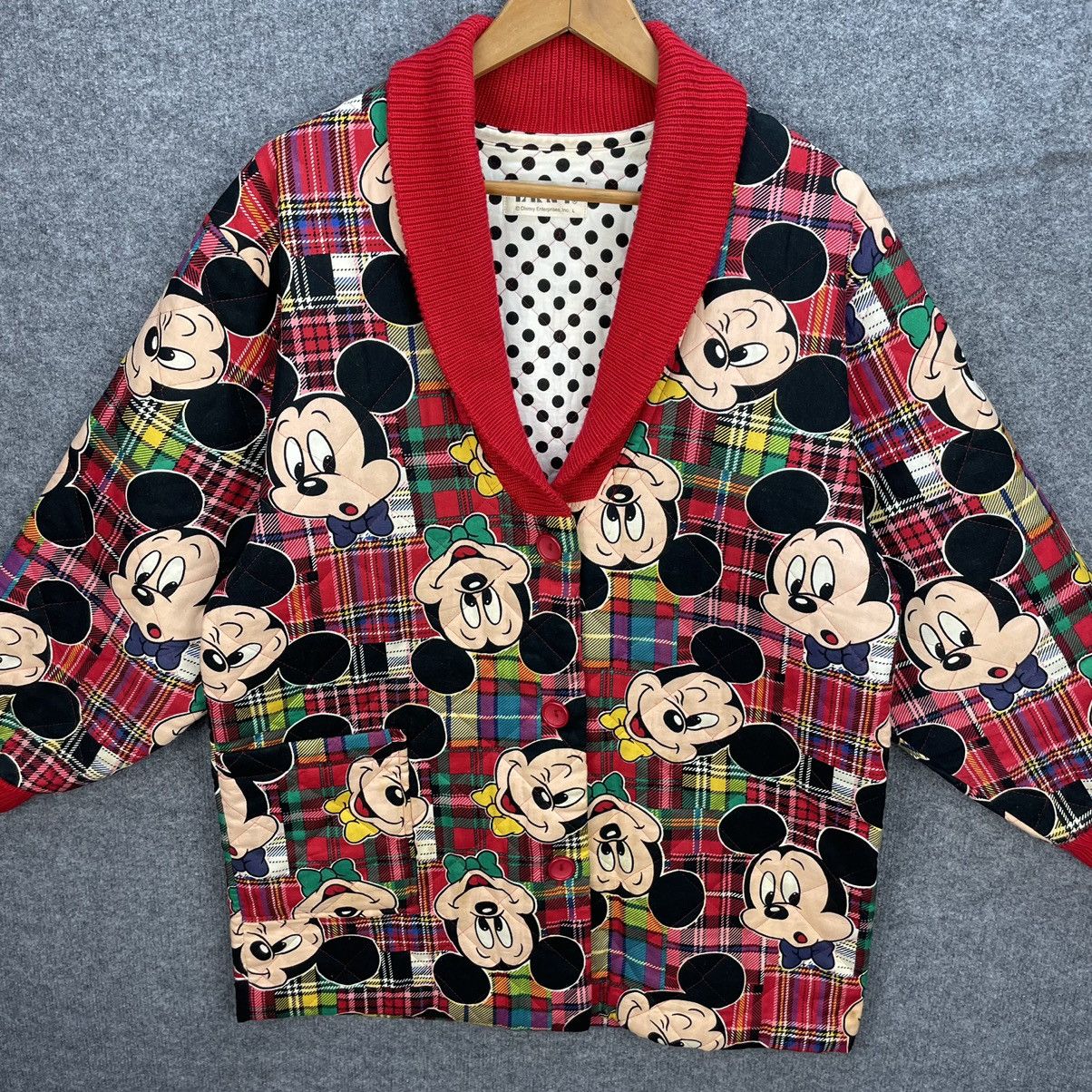 Japanese Brand × Mickey Mouse × Vintage Vintage Erny Mickey Mouse Overprint Kimono Style Size US M / EU 48-50 / 2 - 1 Thumbnail