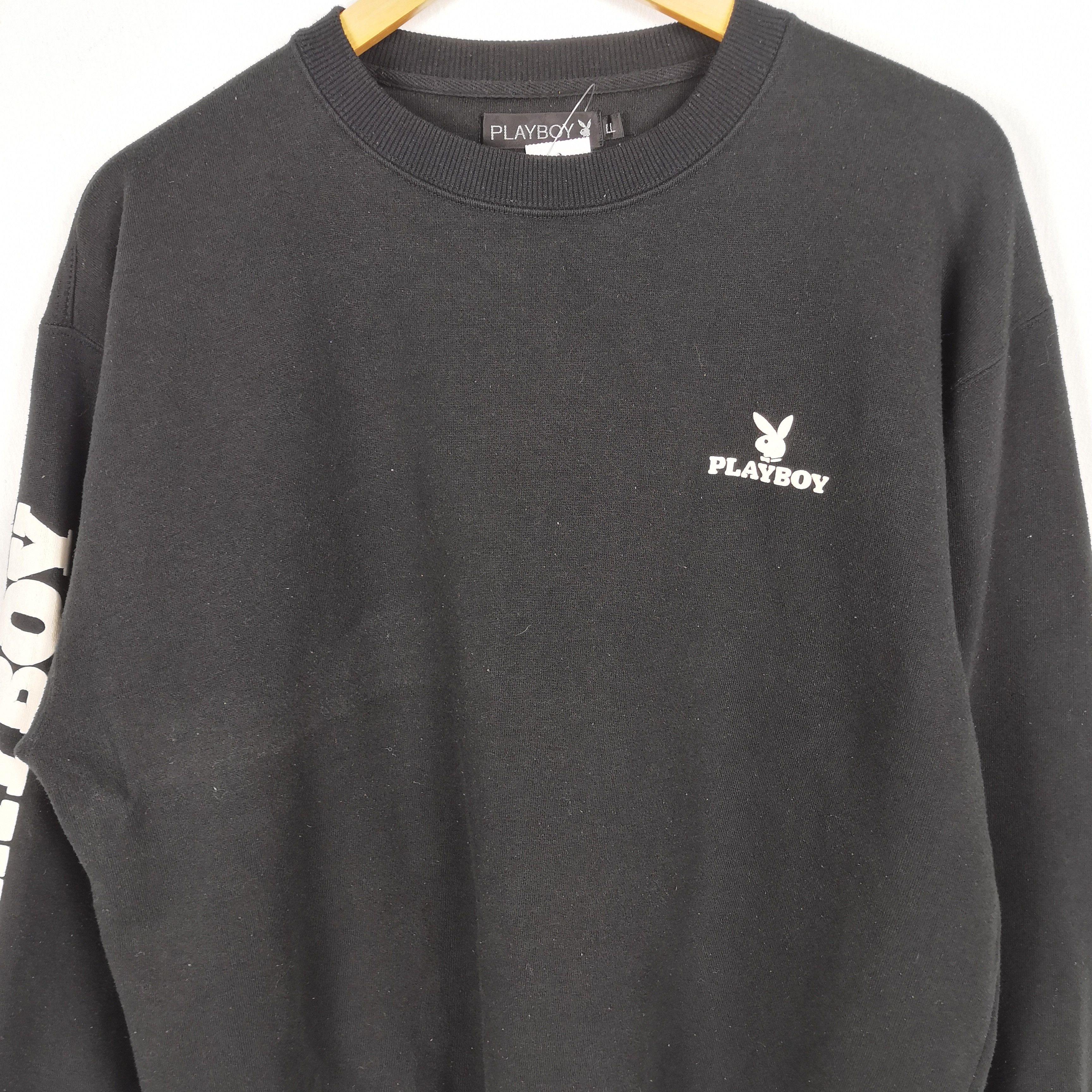 Playboy × Vintage Vintage Playboy Sweatshirt Jumper Sweater | BS17760. Size US L / EU 52-54 / 3 - 4 Thumbnail