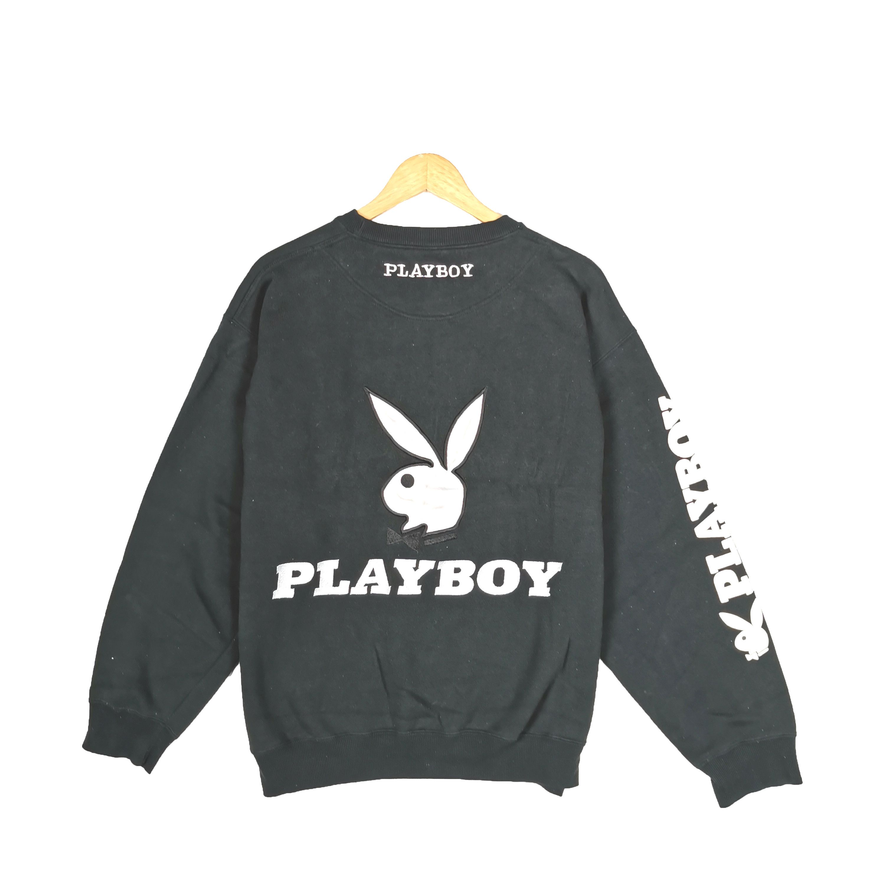 Playboy × Vintage Vintage Playboy Sweatshirt Jumper Sweater | BS17760. Size US L / EU 52-54 / 3 - 1 Thumbnail