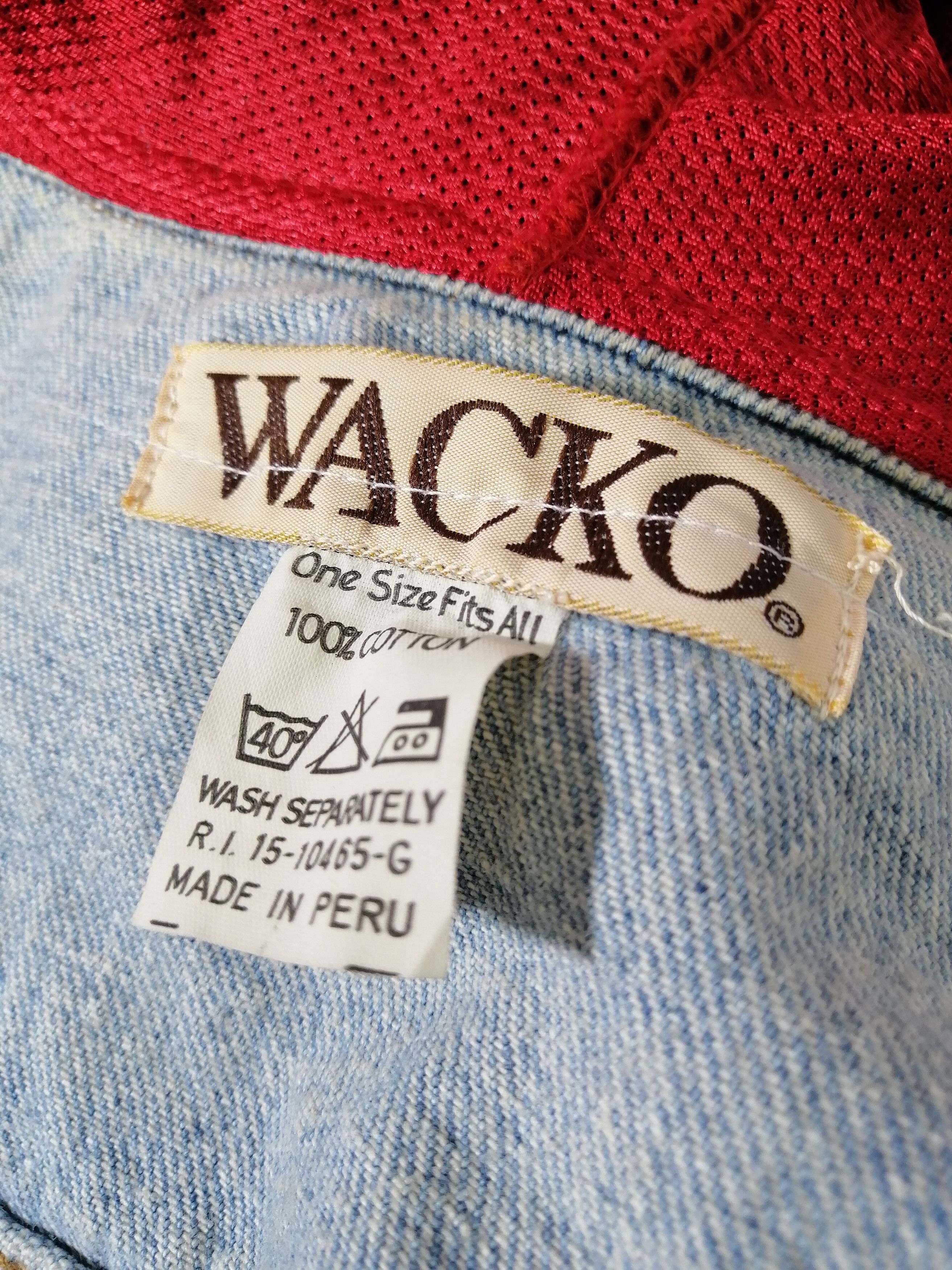Designer Wacko Nice Design Denim Jacket Size US M / EU 48-50 / 2 - 5 Thumbnail