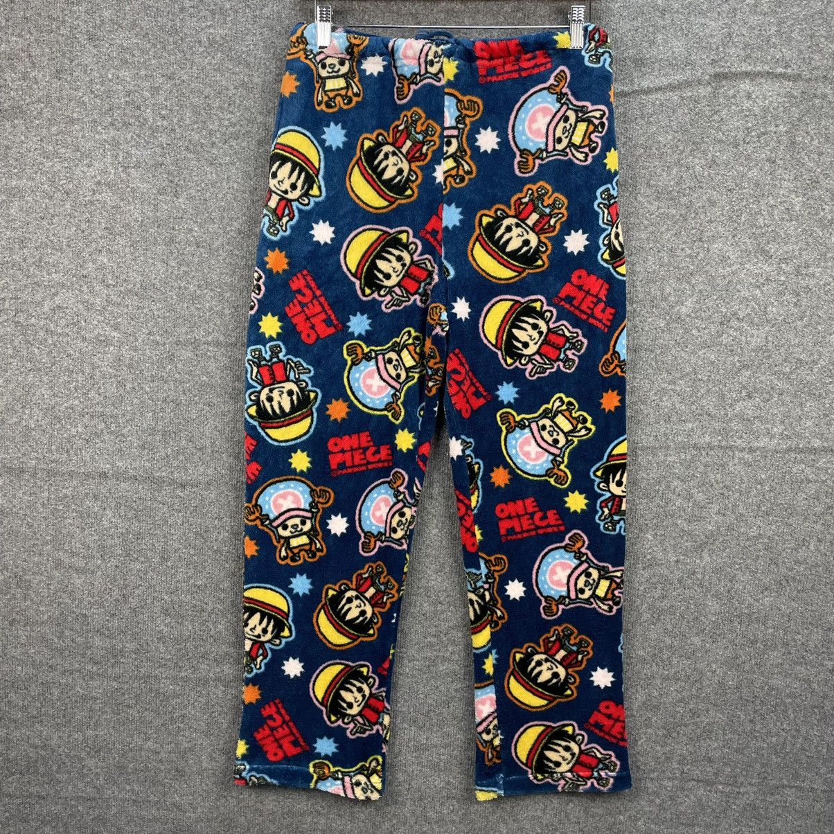 Cartoon Network × Japanese Brand × One Piece One Piece Fleece Pants Fullprint Multicolour Size US 32 / EU 48 - 2 Thumbnail