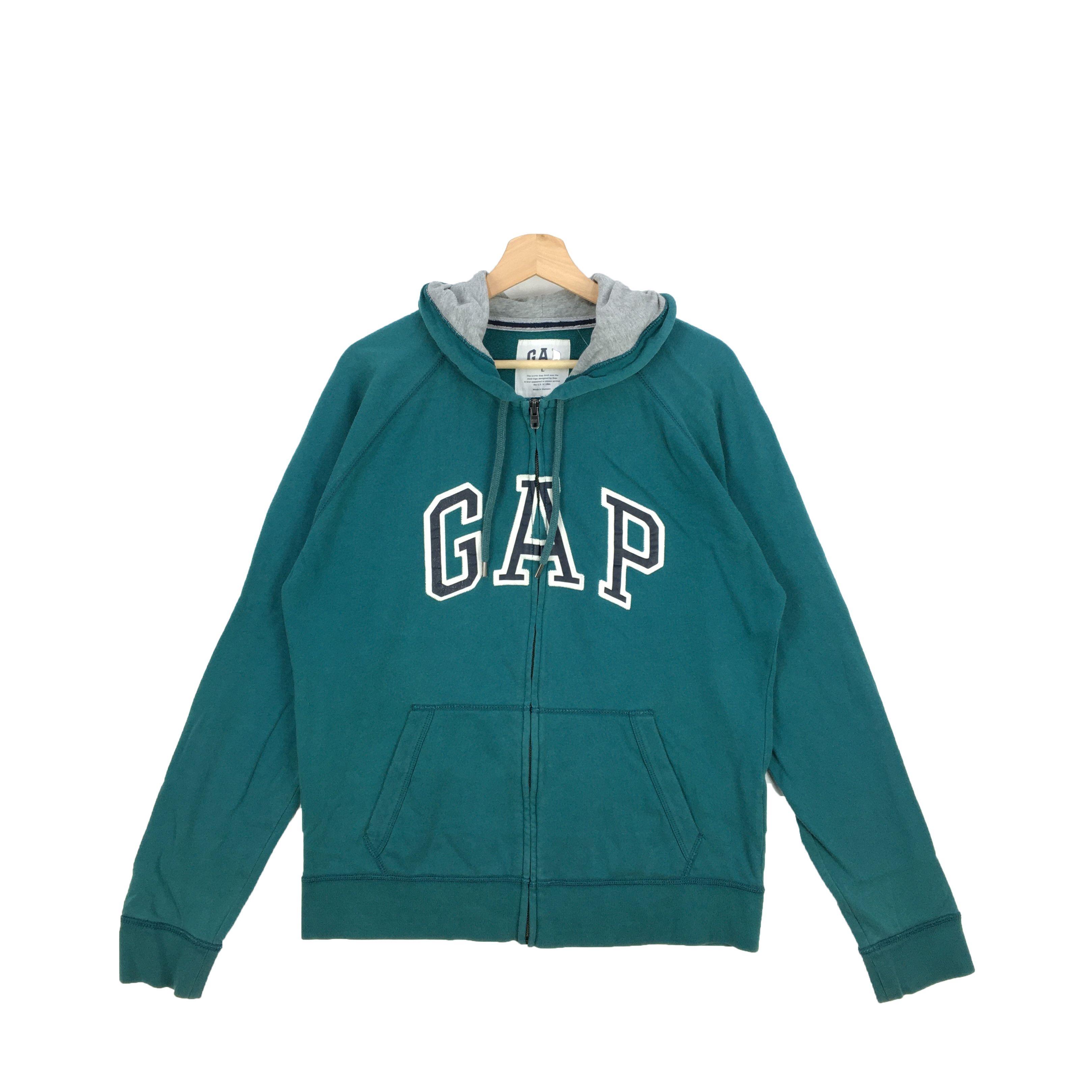 Gap × Vintage GAP Sweatshirt Hoodie Sweater Spell Out Pullover Size US L / EU 52-54 / 3 - 2 Thumbnail