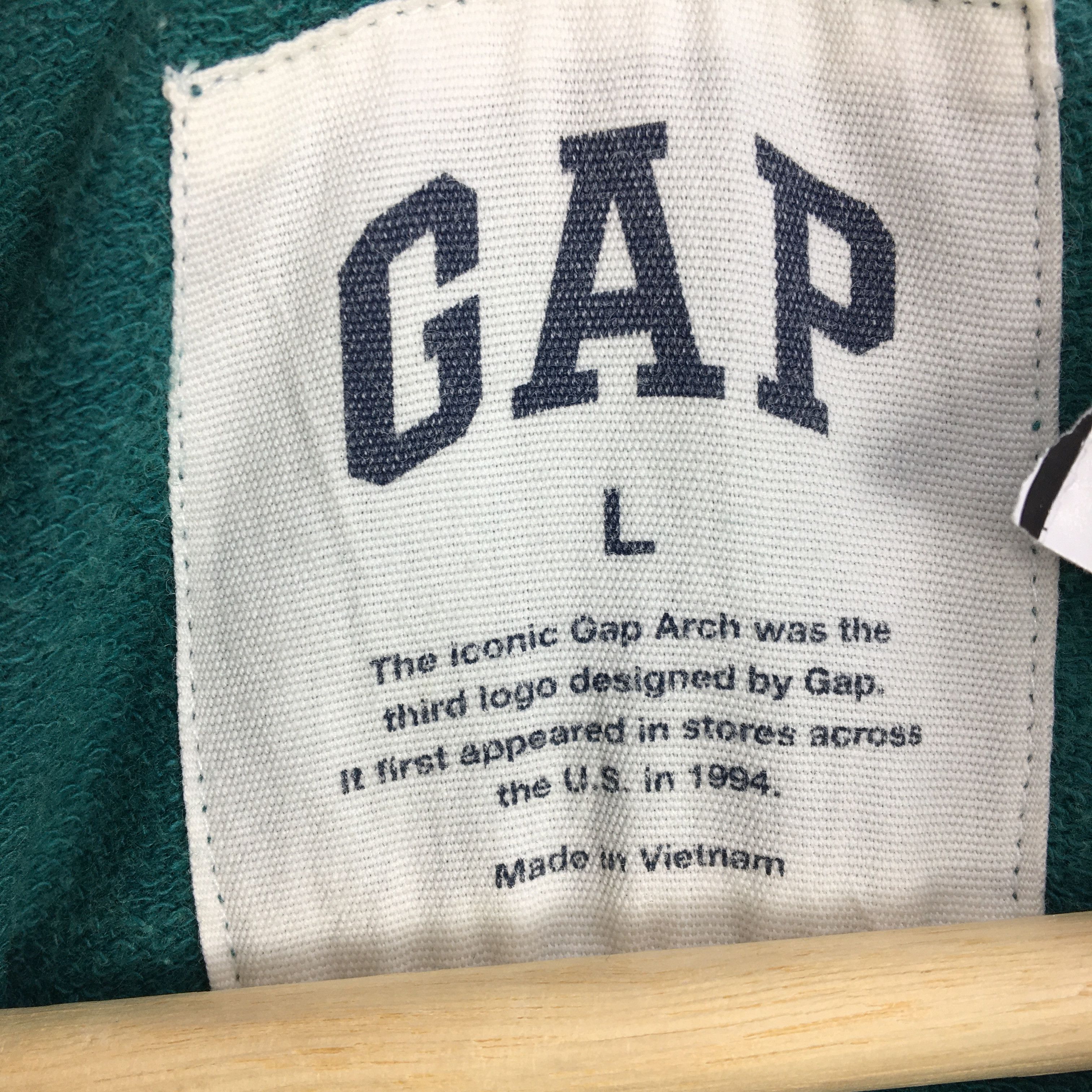 Gap × Vintage GAP Sweatshirt Hoodie Sweater Spell Out Pullover Size US L / EU 52-54 / 3 - 6 Thumbnail