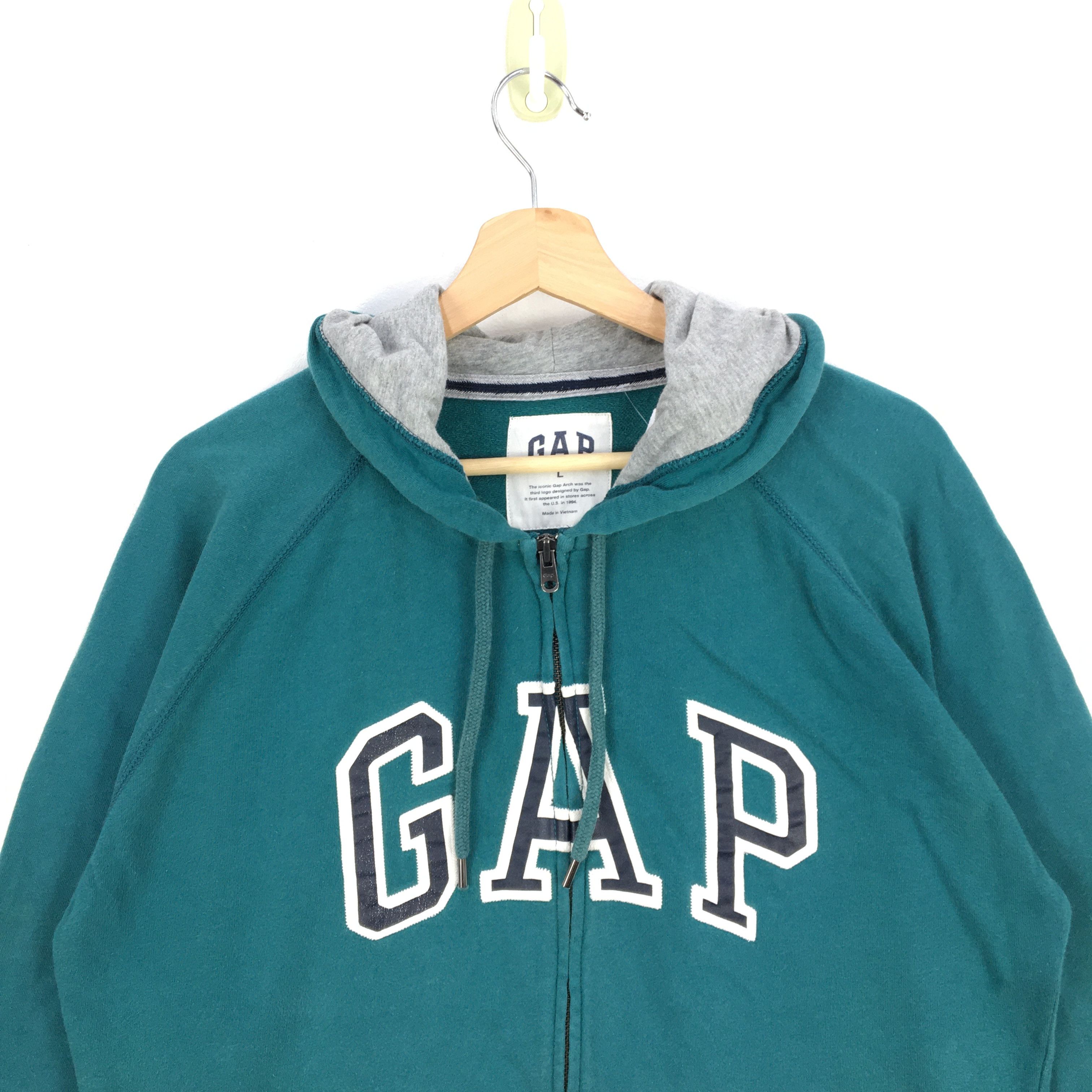 Gap × Vintage GAP Sweatshirt Hoodie Sweater Spell Out Pullover Size US L / EU 52-54 / 3 - 4 Thumbnail