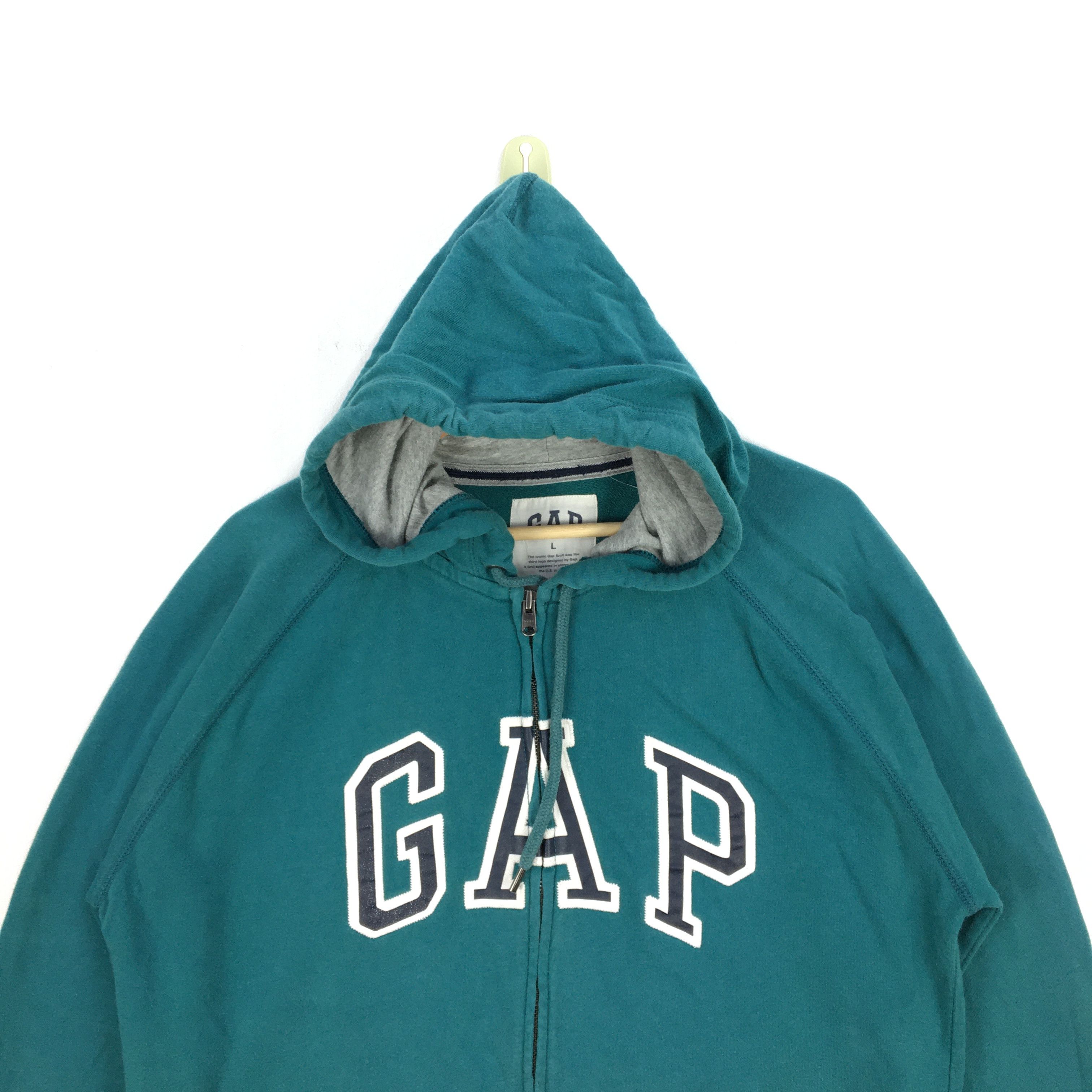 Gap × Vintage GAP Sweatshirt Hoodie Sweater Spell Out Pullover Size US L / EU 52-54 / 3 - 3 Thumbnail