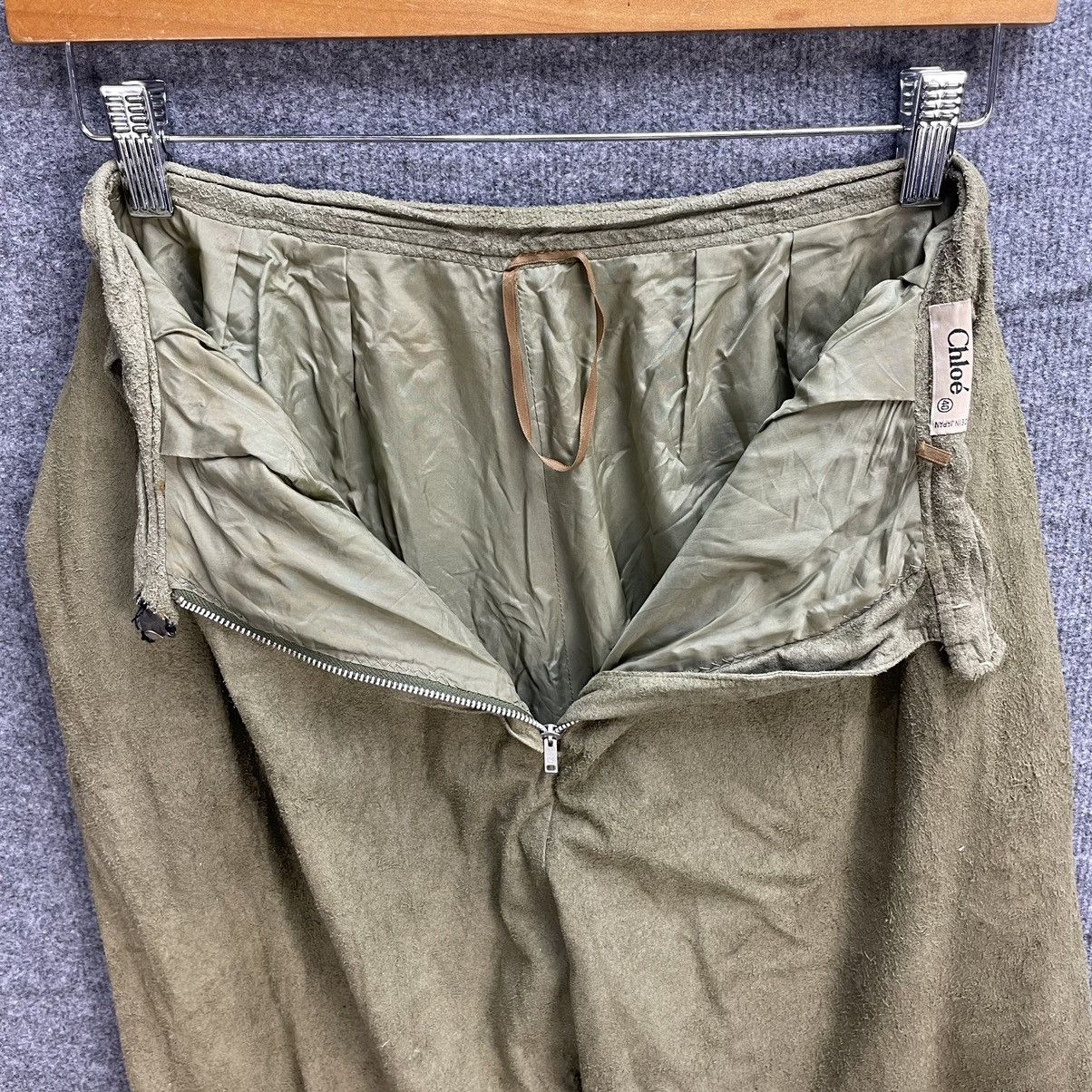Chloe × Vintage Rare Item Chloe' Pants Leather Suede Size US 27 - 10 Thumbnail