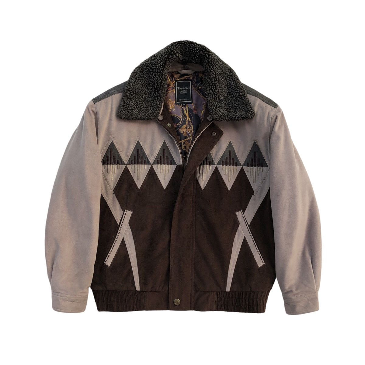 Vintage Vintage Tauzend Velvet Navajo Bomber Jacket Size US M / EU 48-50 / 2 - 8 Thumbnail