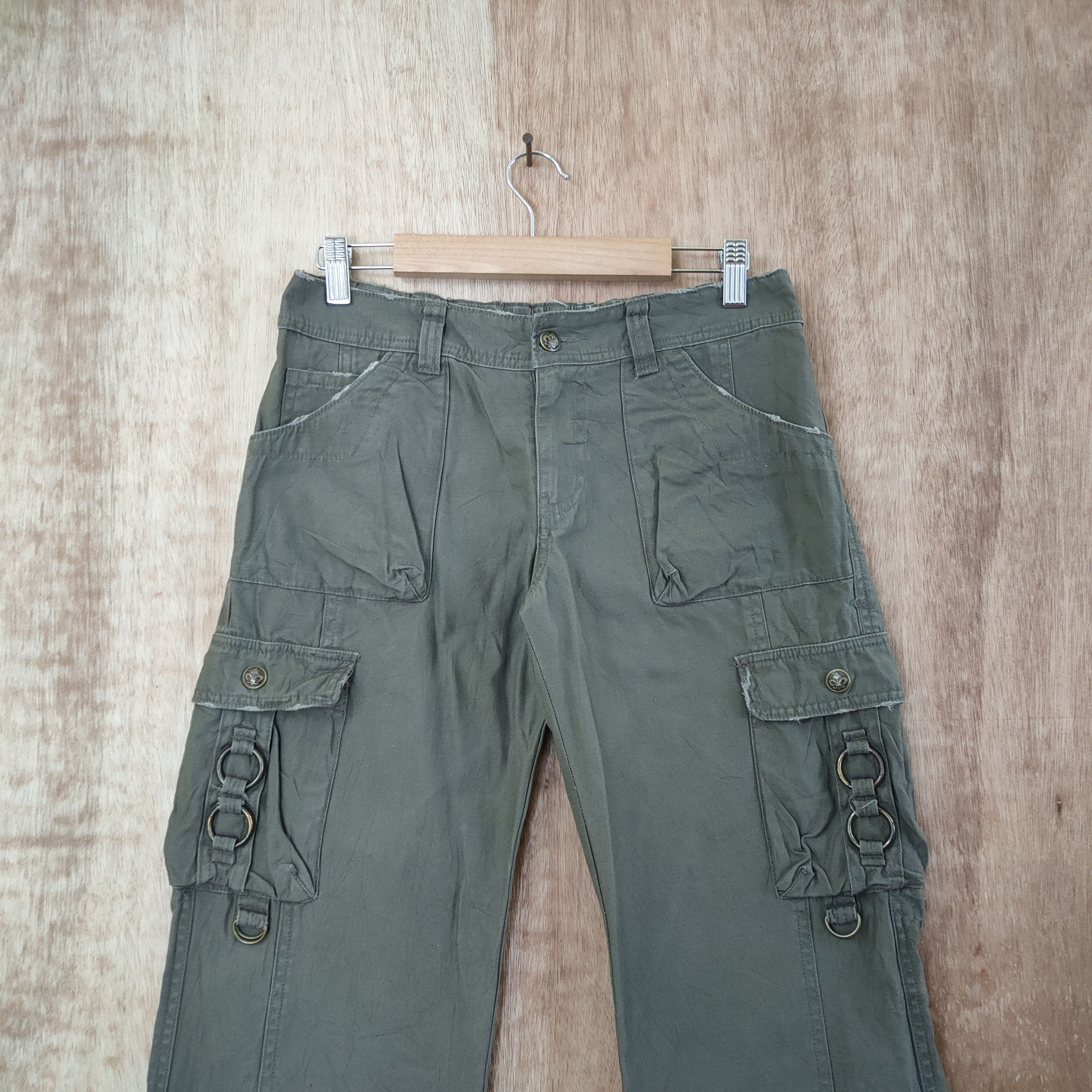 Japanese Brand VINTAGE BONDAGE CARGO PANTS Size US 29 - 2 Thumbnail