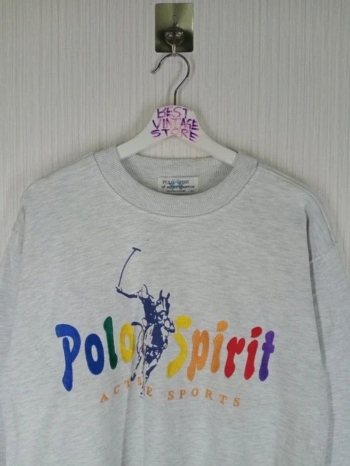 Beverly Hills Polo Club Rare 90s Polo Spirit Embroidered Logo Crewneck Sweatshirt Size US M / EU 48-50 / 2 - 2 Thumbnail