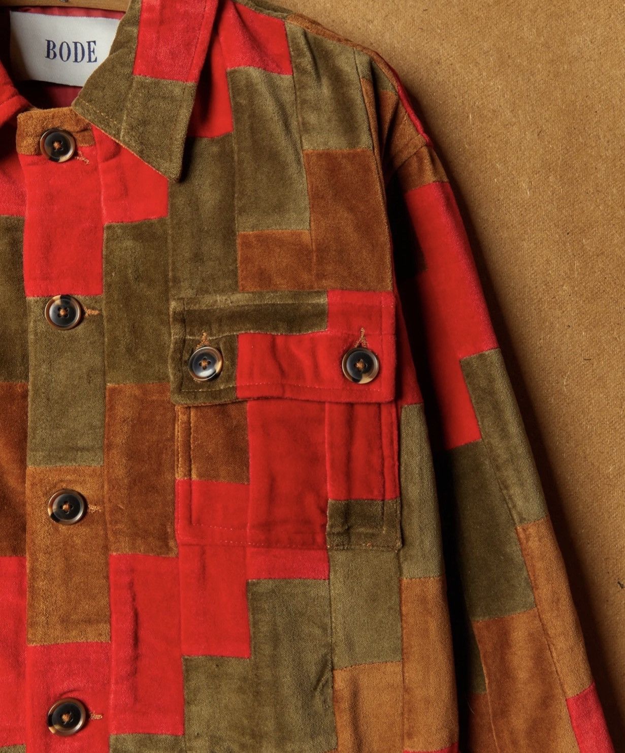 Bode RARE GRAIL Bode patch textile jacket Size US XL / EU 56 / 4 - 6 Thumbnail