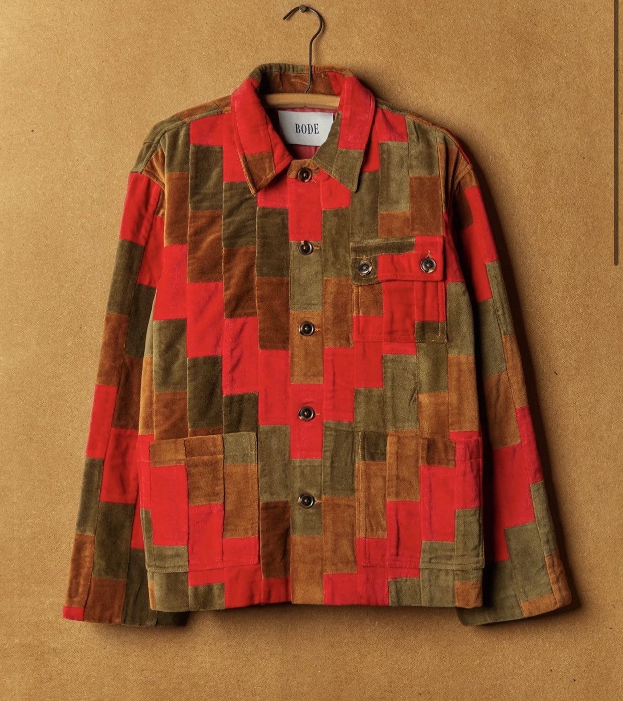 Bode RARE GRAIL Bode patch textile jacket Size US XL / EU 56 / 4 - 5 Thumbnail