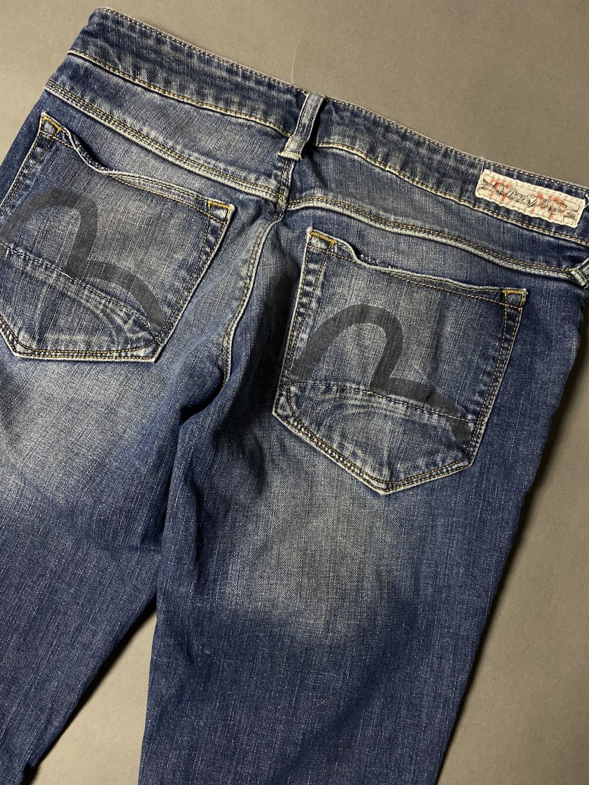 Evisu Evisu x Puma vintage navy jeans raw denim black seagull Size US 28 / EU 44 - 2 Thumbnail