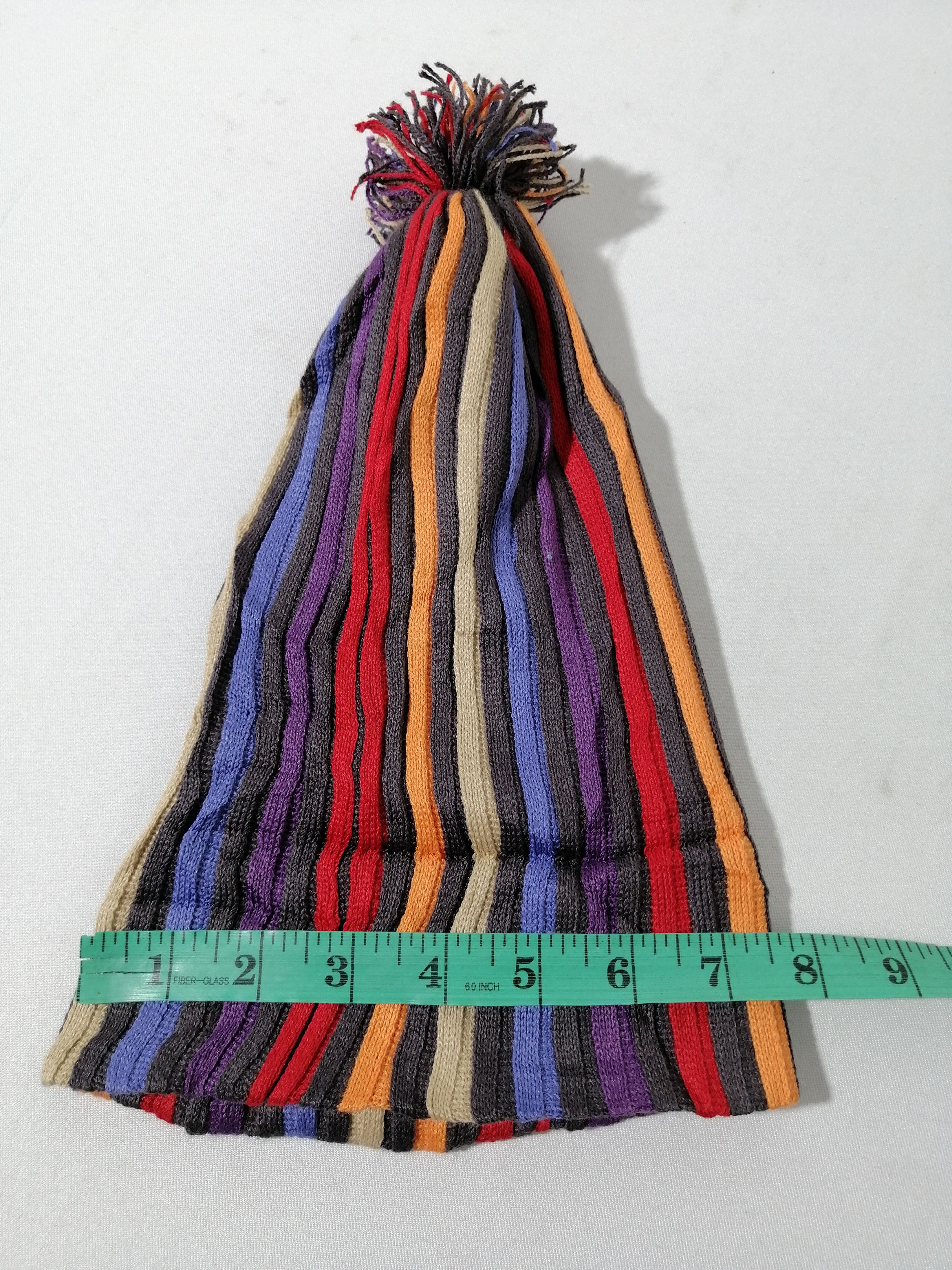 Japanese Brand Knitting Inn Multicolor Beanie Hat Size ONE SIZE - 1 Thumbnail
