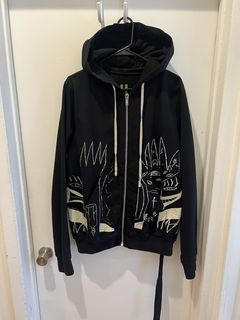 Louis Vuitton x NBA Cashmere Felpa Zip Through Hoodie Grey (FW20)