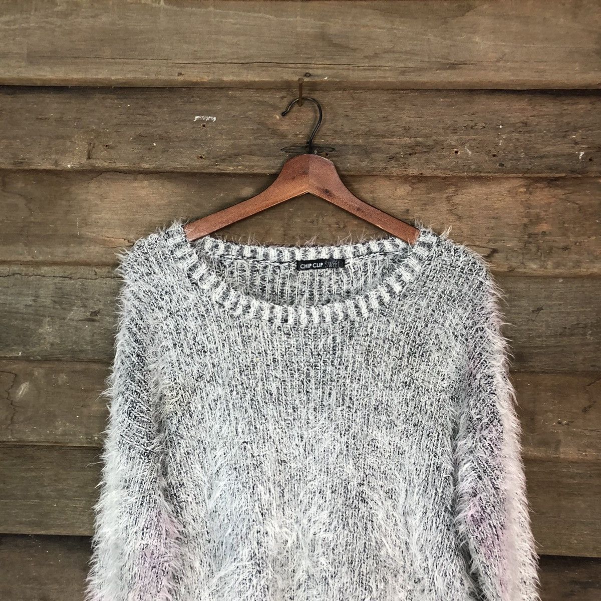 Homespun Knitwear Chip Chip Sweet faded Shag Shaggy Fur Mohair Knitwear #6692 Size US M / EU 48-50 / 2 - 2 Thumbnail