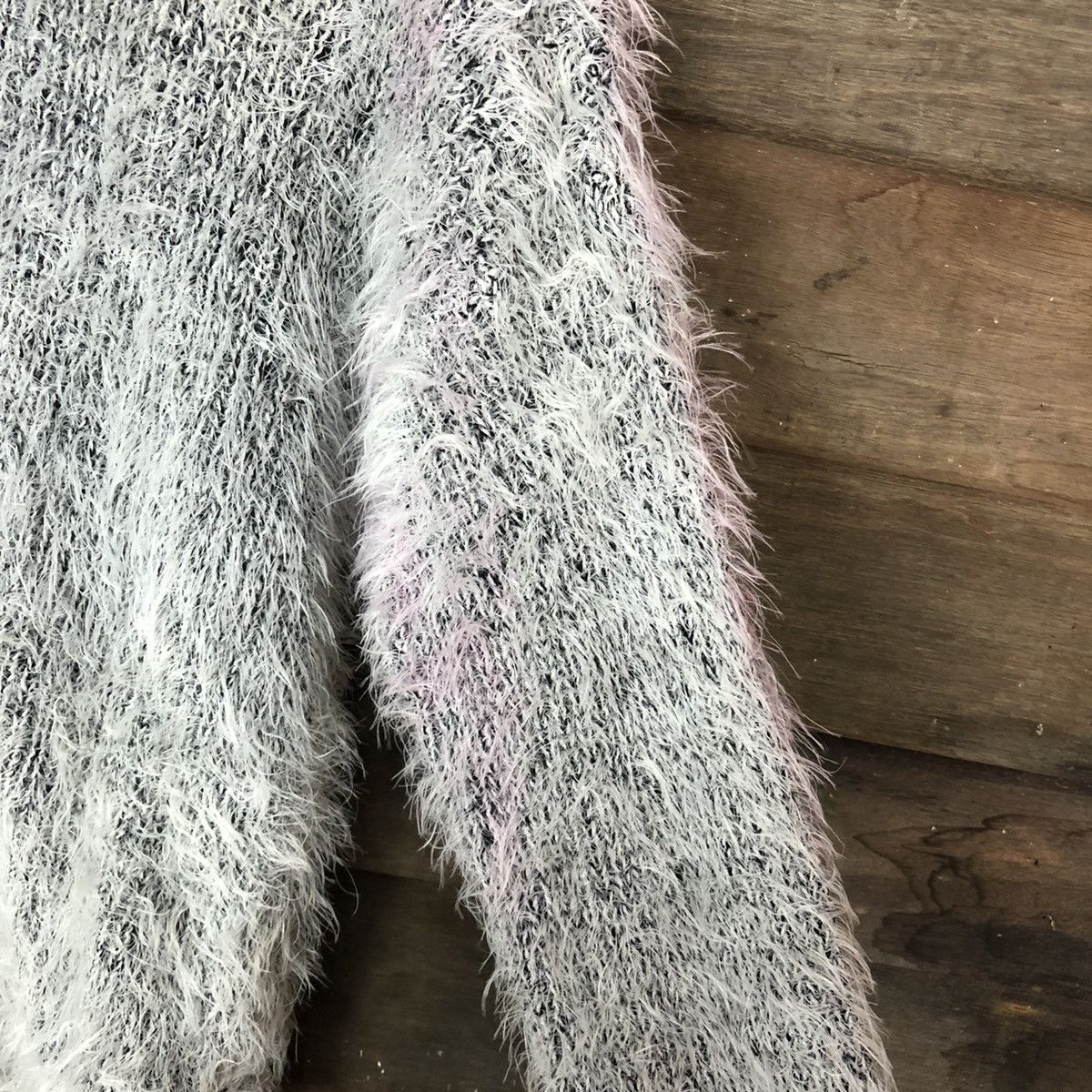 Homespun Knitwear Chip Chip Sweet faded Shag Shaggy Fur Mohair Knitwear #6692 Size US M / EU 48-50 / 2 - 10 Thumbnail