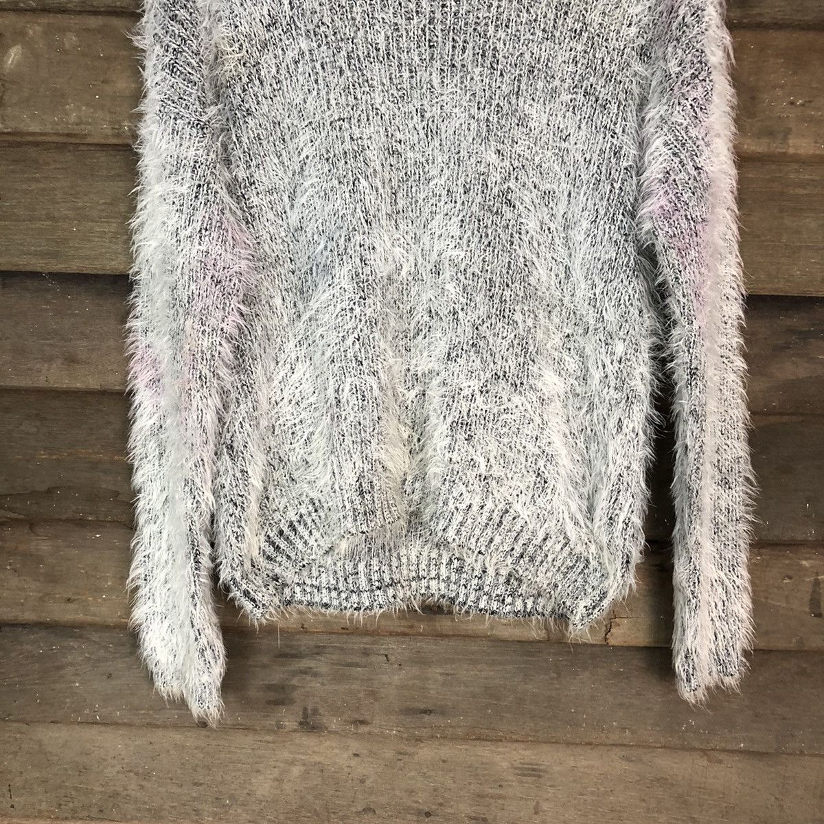 Homespun Knitwear Chip Chip Sweet faded Shag Shaggy Fur Mohair Knitwear #6692 Size US M / EU 48-50 / 2 - 3 Thumbnail
