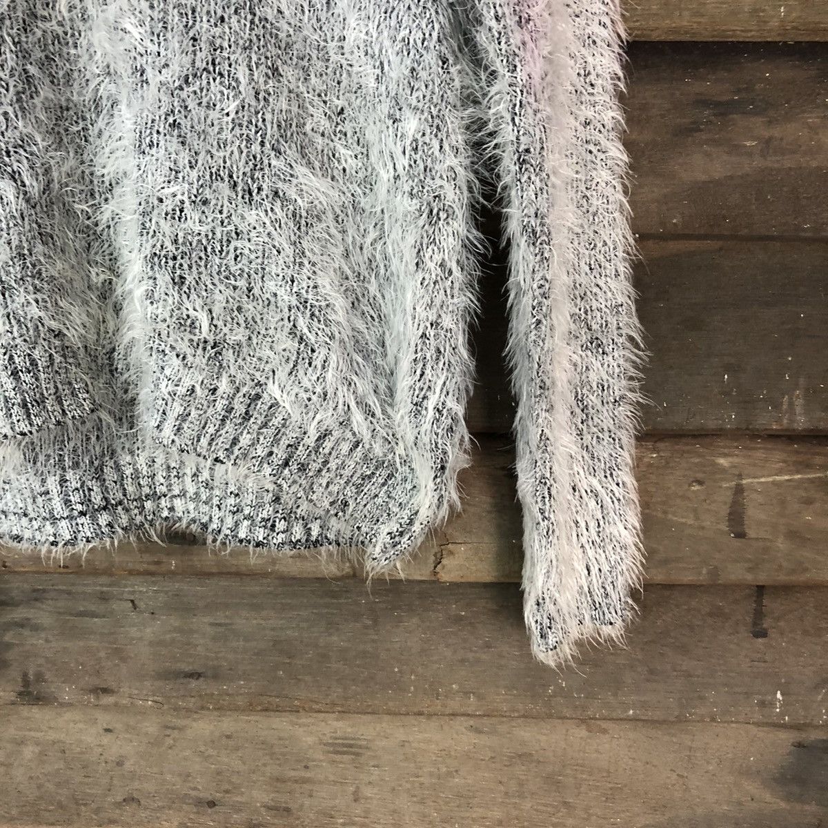 Homespun Knitwear Chip Chip Sweet faded Shag Shaggy Fur Mohair Knitwear #6692 Size US M / EU 48-50 / 2 - 5 Thumbnail