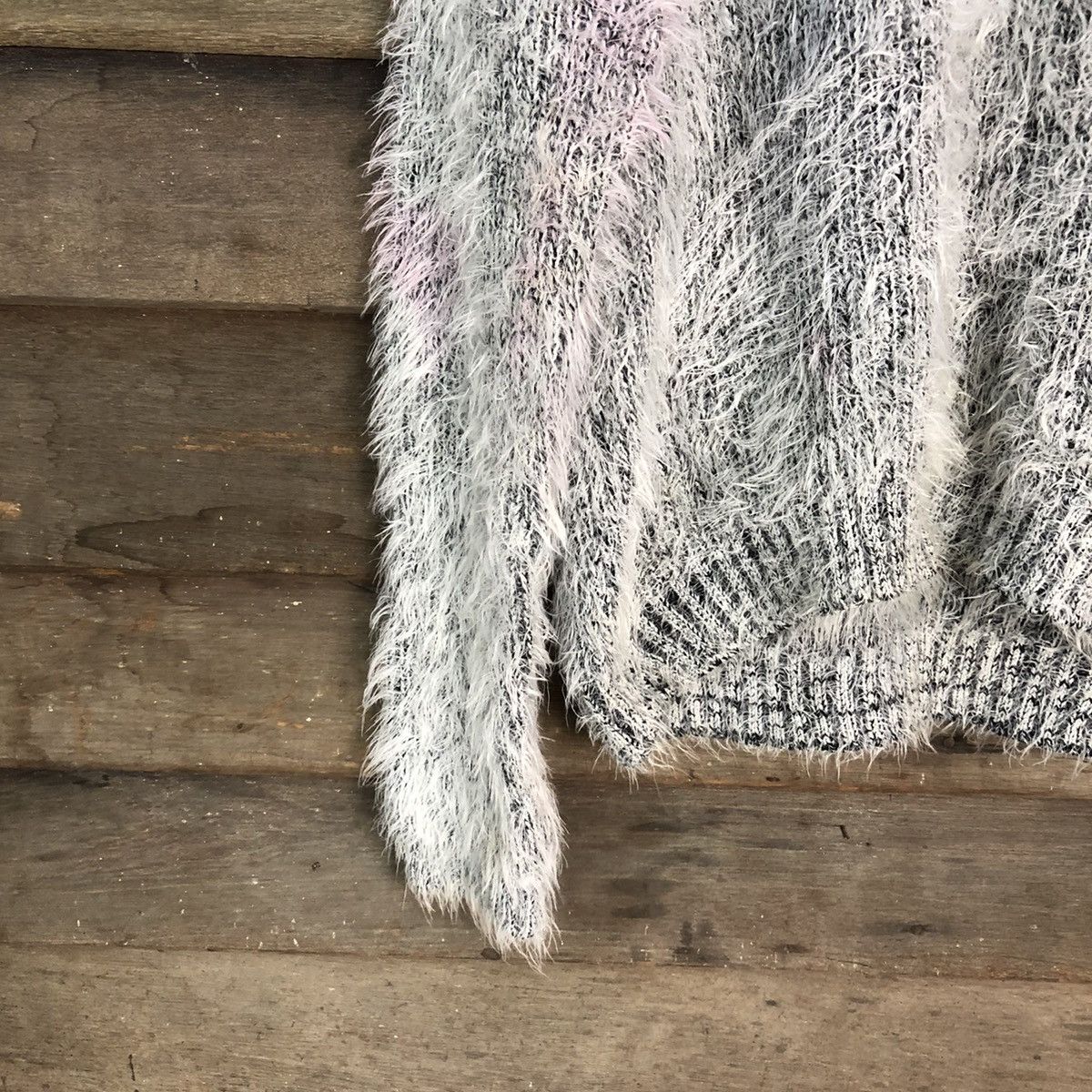 Homespun Knitwear Chip Chip Sweet faded Shag Shaggy Fur Mohair Knitwear #6692 Size US M / EU 48-50 / 2 - 4 Thumbnail