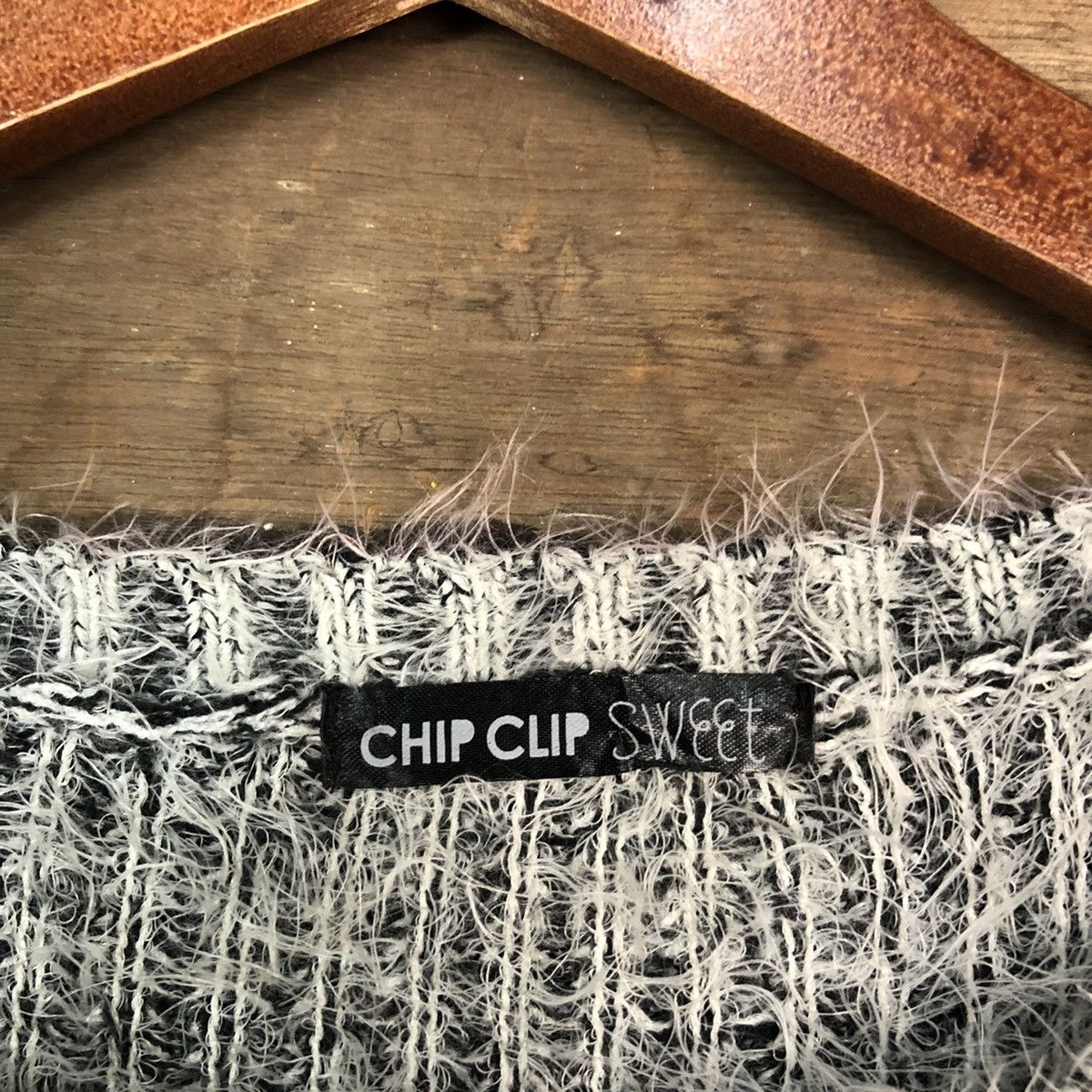 Homespun Knitwear Chip Chip Sweet faded Shag Shaggy Fur Mohair Knitwear #6692 Size US M / EU 48-50 / 2 - 7 Thumbnail