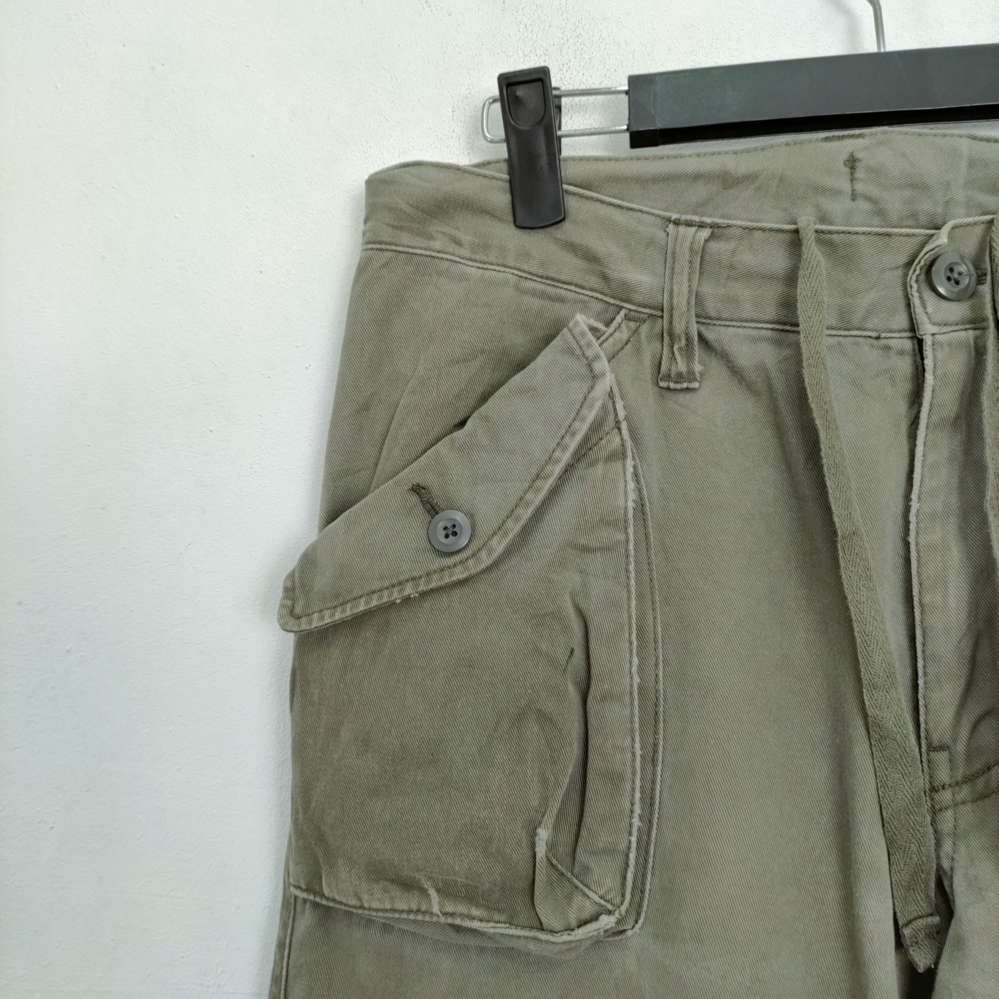 Japanese Brand VINTAGE JAPANESE BRAND FADED CARGO PANTS Size US 32 / EU 48 - 5 Thumbnail