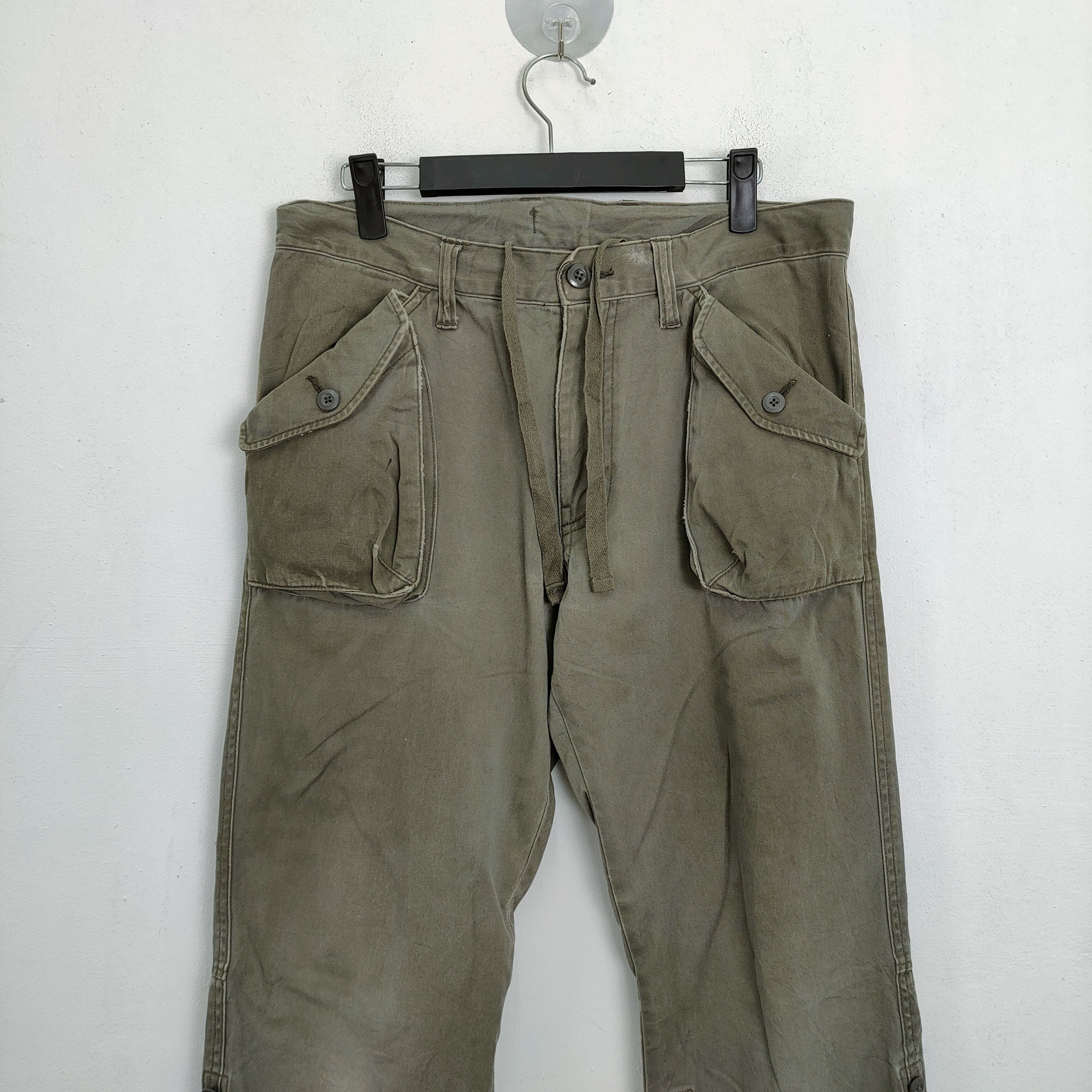 Japanese Brand VINTAGE JAPANESE BRAND FADED CARGO PANTS Size US 32 / EU 48 - 2 Thumbnail