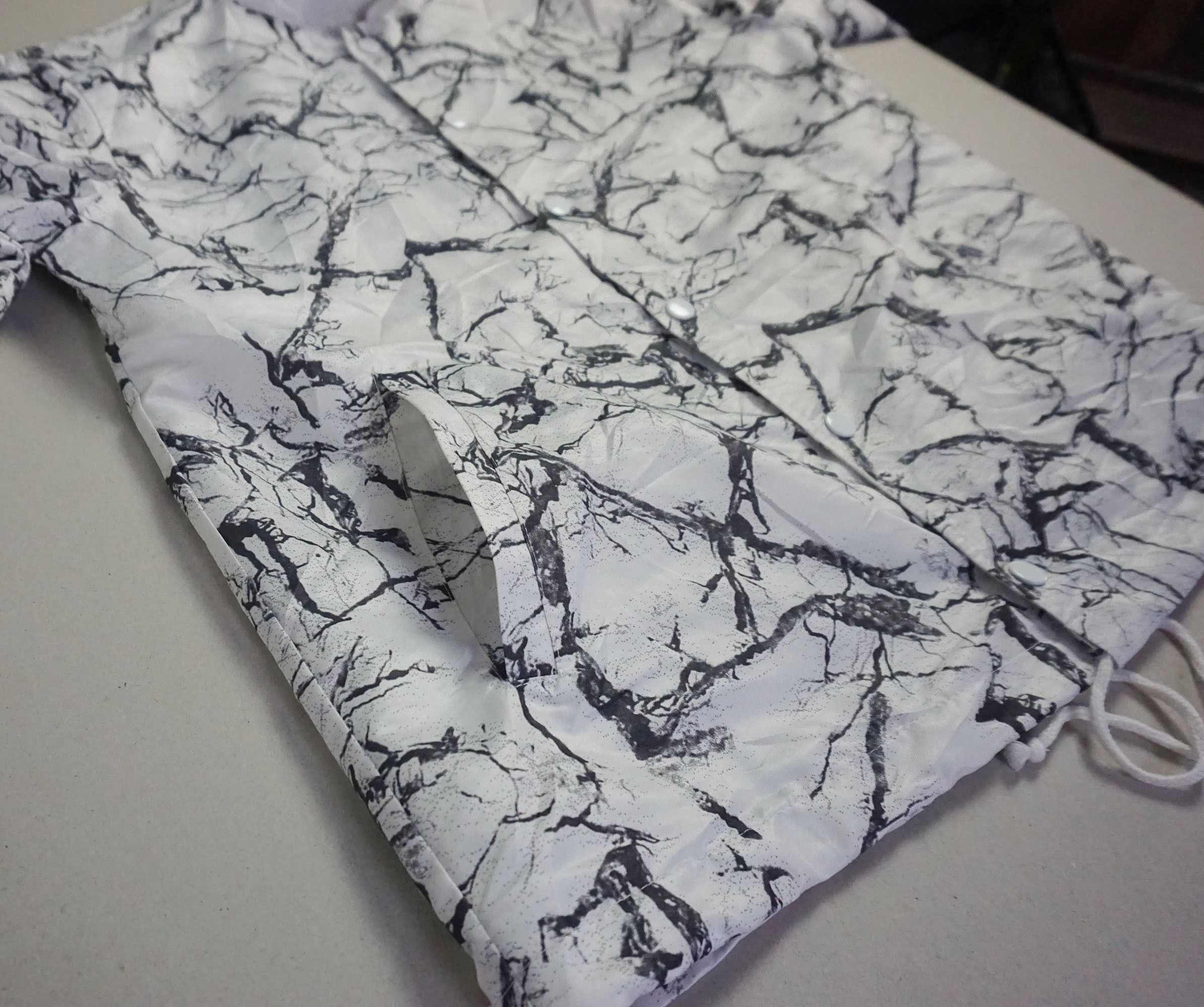 Japanese Brand RAGOUT Marbles Design Windbreaker Size US M / EU 48-50 / 2 - 9 Thumbnail