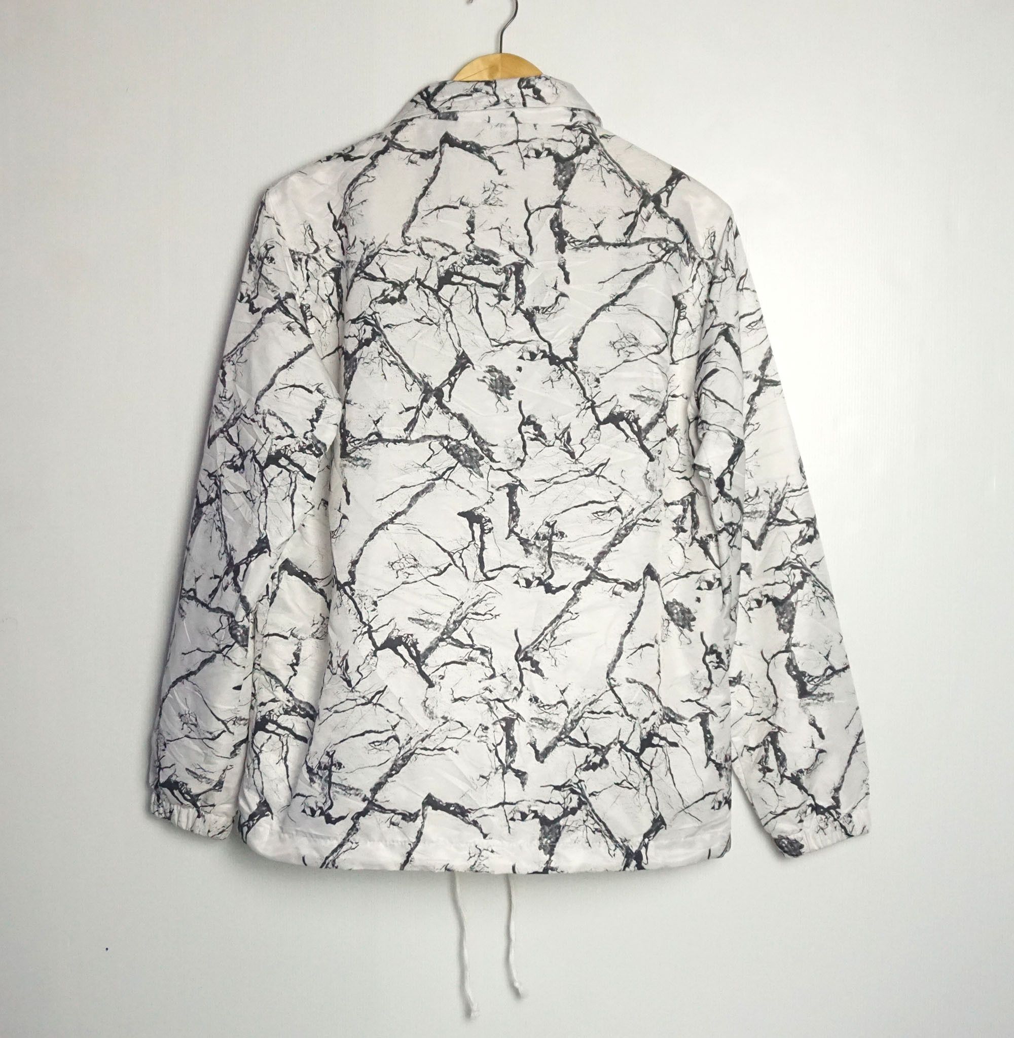 Japanese Brand RAGOUT Marbles Design Windbreaker Size US M / EU 48-50 / 2 - 2 Thumbnail