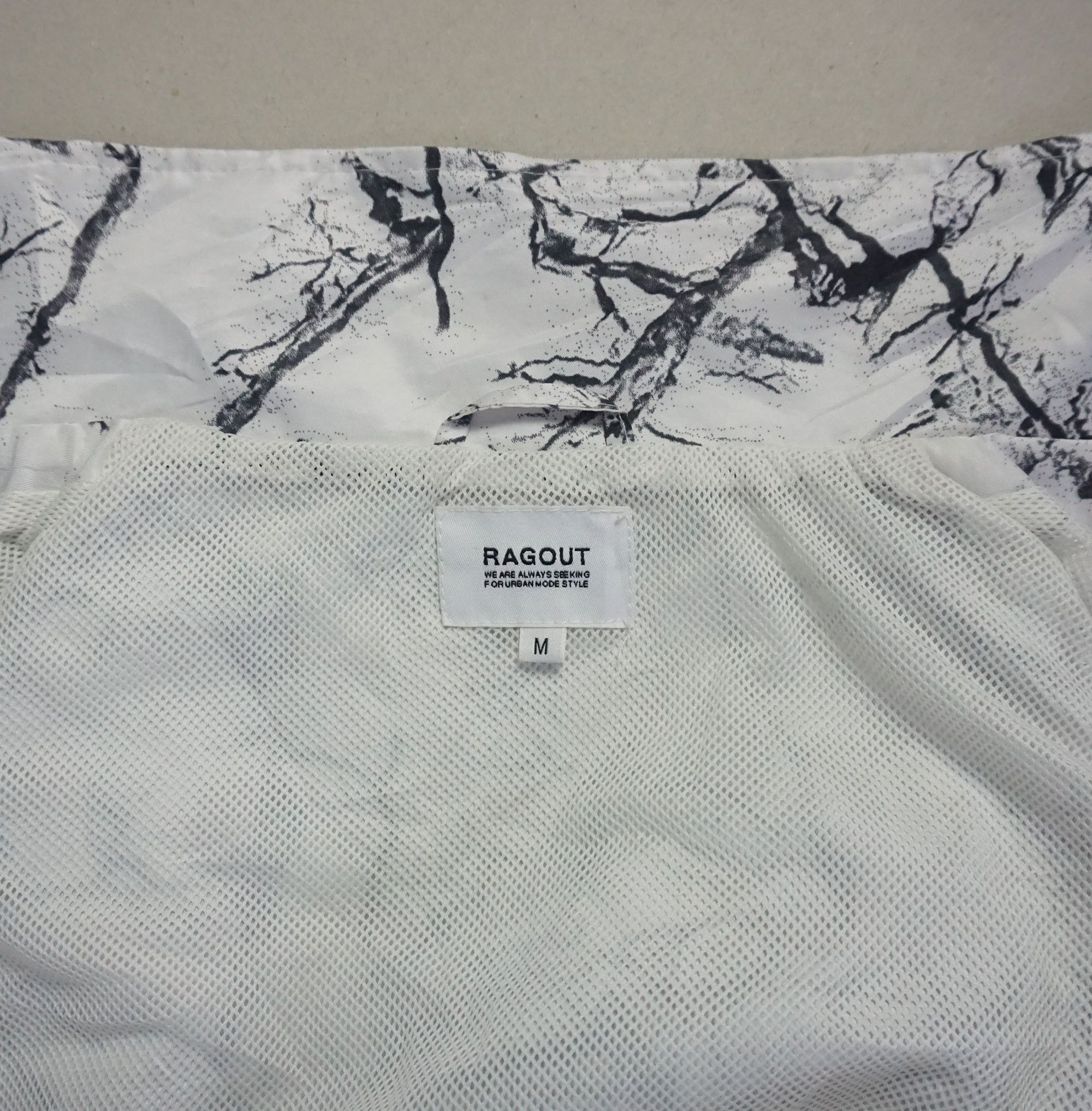 Japanese Brand RAGOUT Marbles Design Windbreaker Size US M / EU 48-50 / 2 - 6 Thumbnail