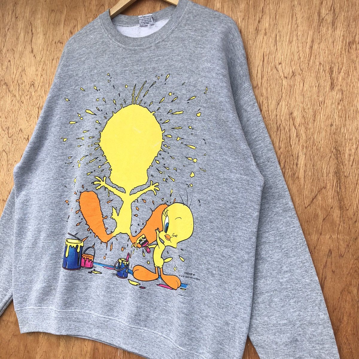Vintage Vintage 90s looney tunes tweety sweatshirt crewneck Size US XL / EU 56 / 4 - 3 Thumbnail