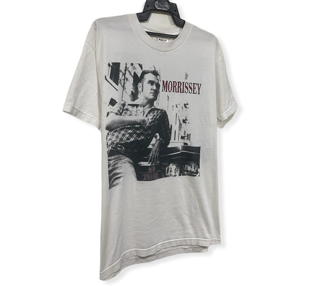 Morrissey Rare Vintage 90s Morrissey Double Sided Hit Tee Size US L / EU 52-54 / 3 - 4 Thumbnail