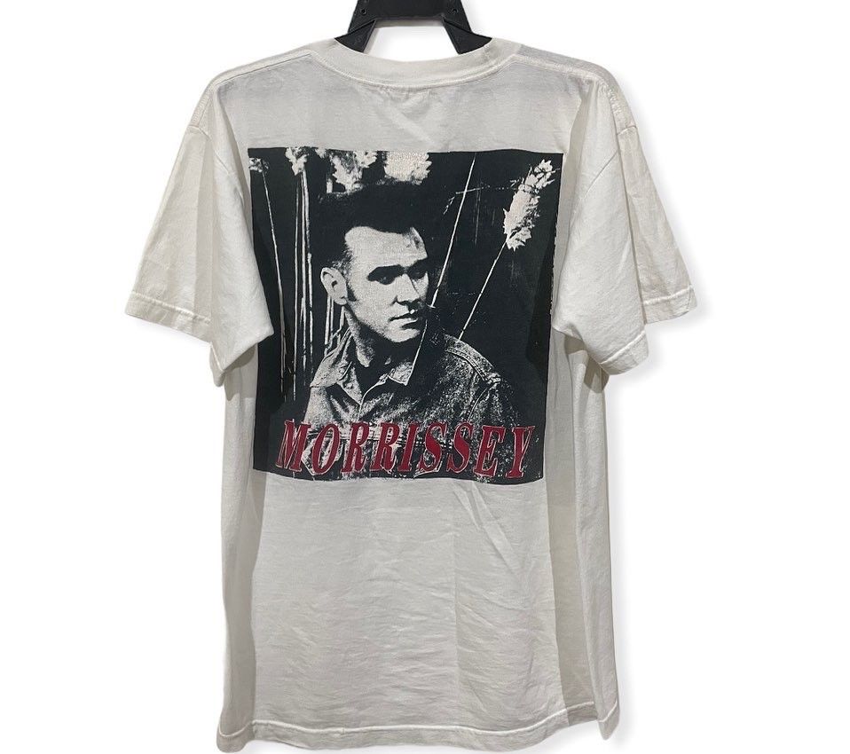 Morrissey Rare Vintage 90s Morrissey Double Sided Hit Tee Size US L / EU 52-54 / 3 - 3 Thumbnail