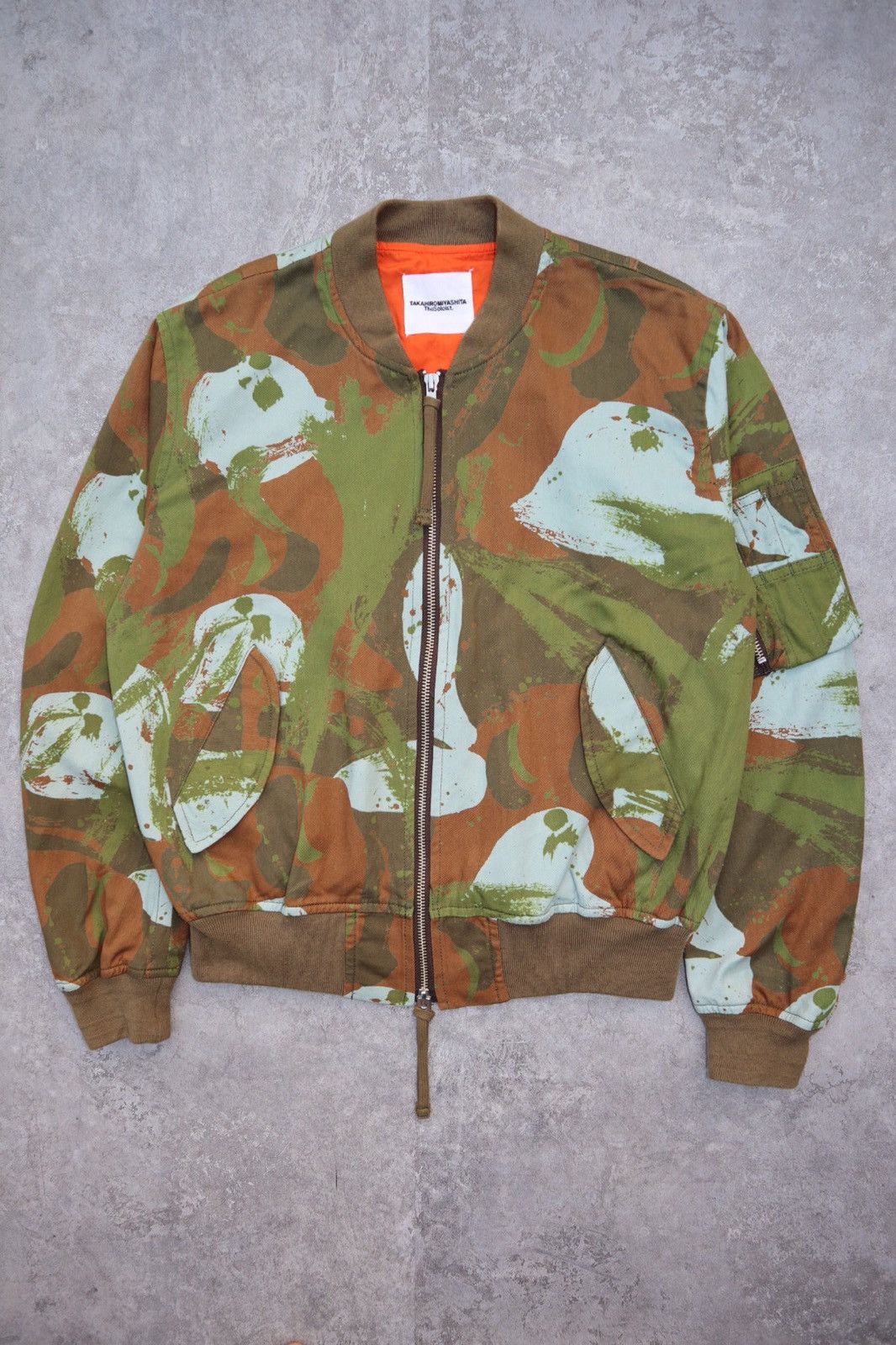 Takahiromiyashita The Soloist. AW17 Skoloct Skull Camo Bomber Jacket Size US S / EU 44-46 / 1 - 1 Thumbnail