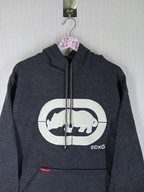 Ecko Unltd. Ecko Unltd. Embroidered Big Logo Hoodie Sweatshirt Fleece Size US XL / EU 56 / 4 - 1 Thumbnail