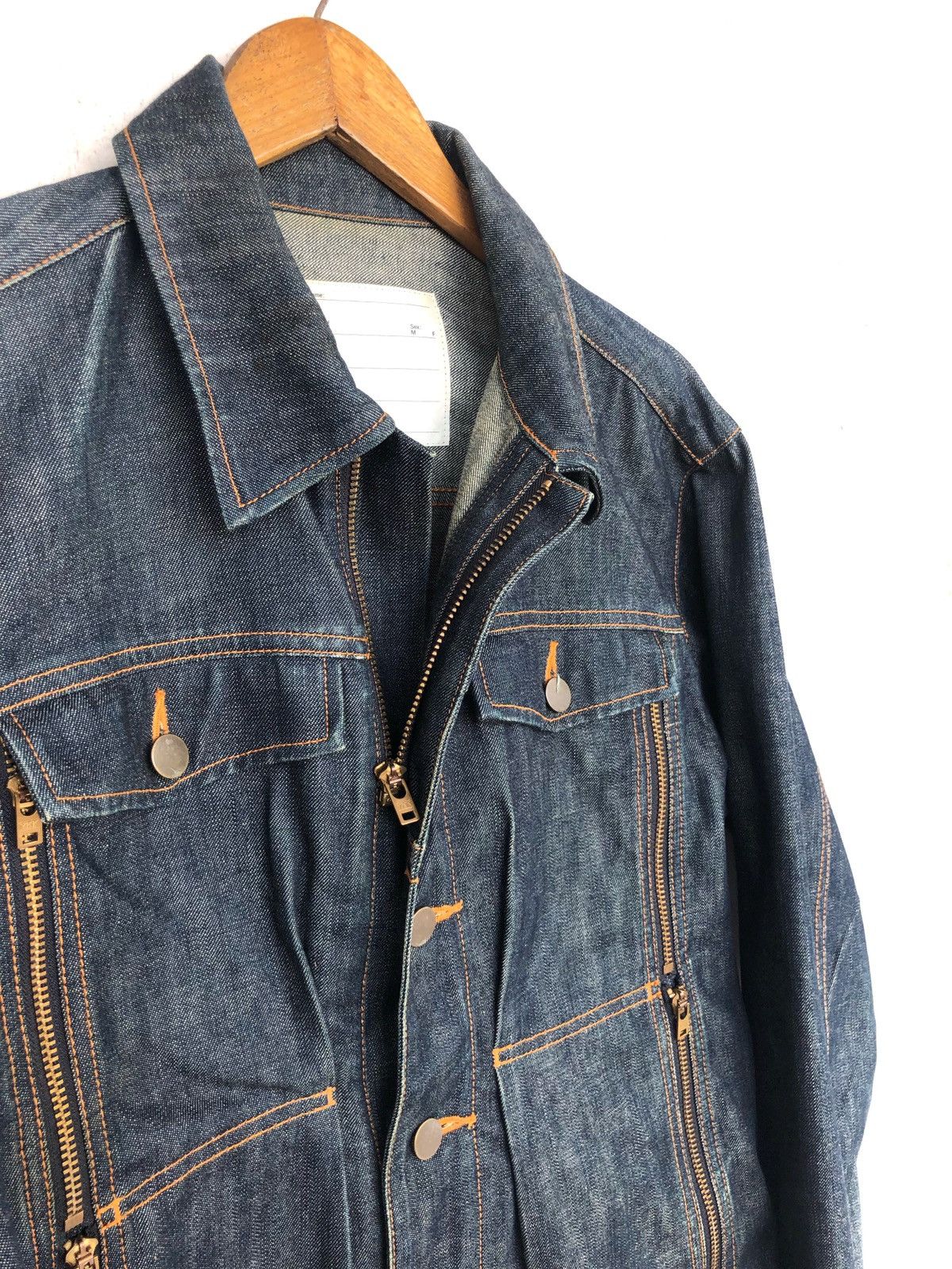 Final Home GRAIL🔥Kosuke Tsumura Unusual Pockets Denim Jacket Size US S / EU 44-46 / 1 - 4 Thumbnail