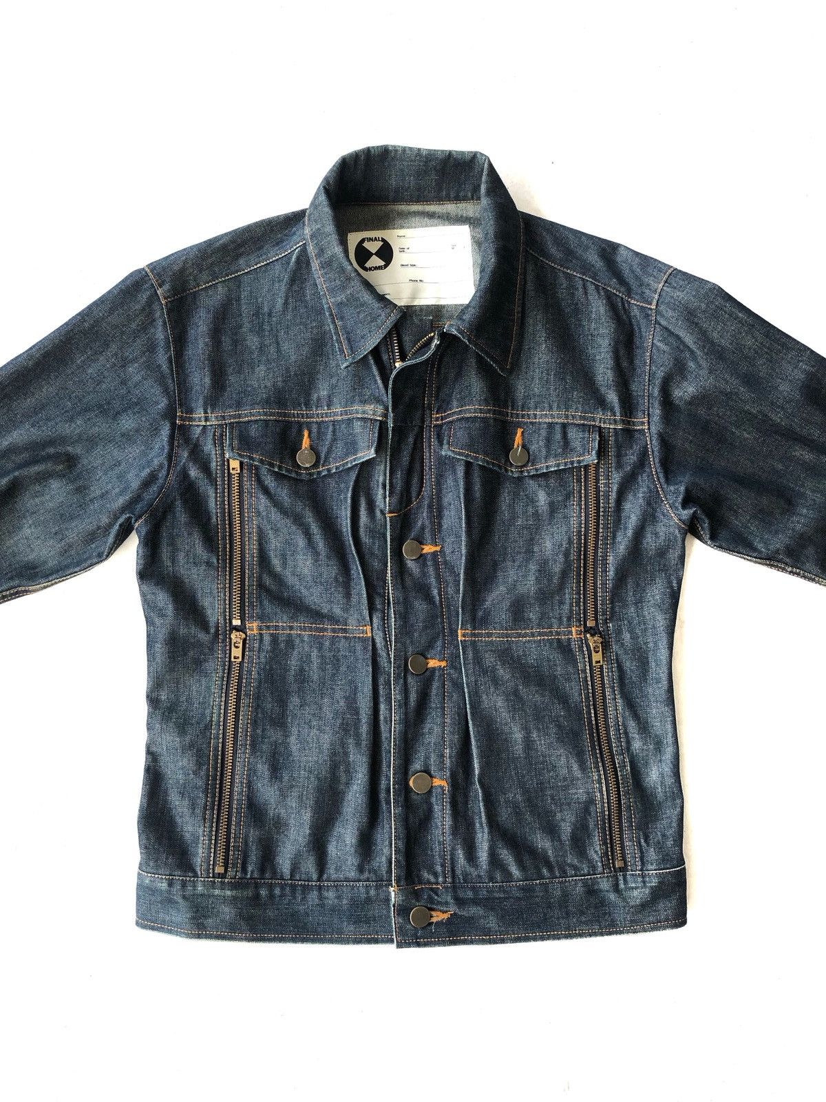 Final Home GRAIL🔥Kosuke Tsumura Unusual Pockets Denim Jacket Size US S / EU 44-46 / 1 - 9 Thumbnail
